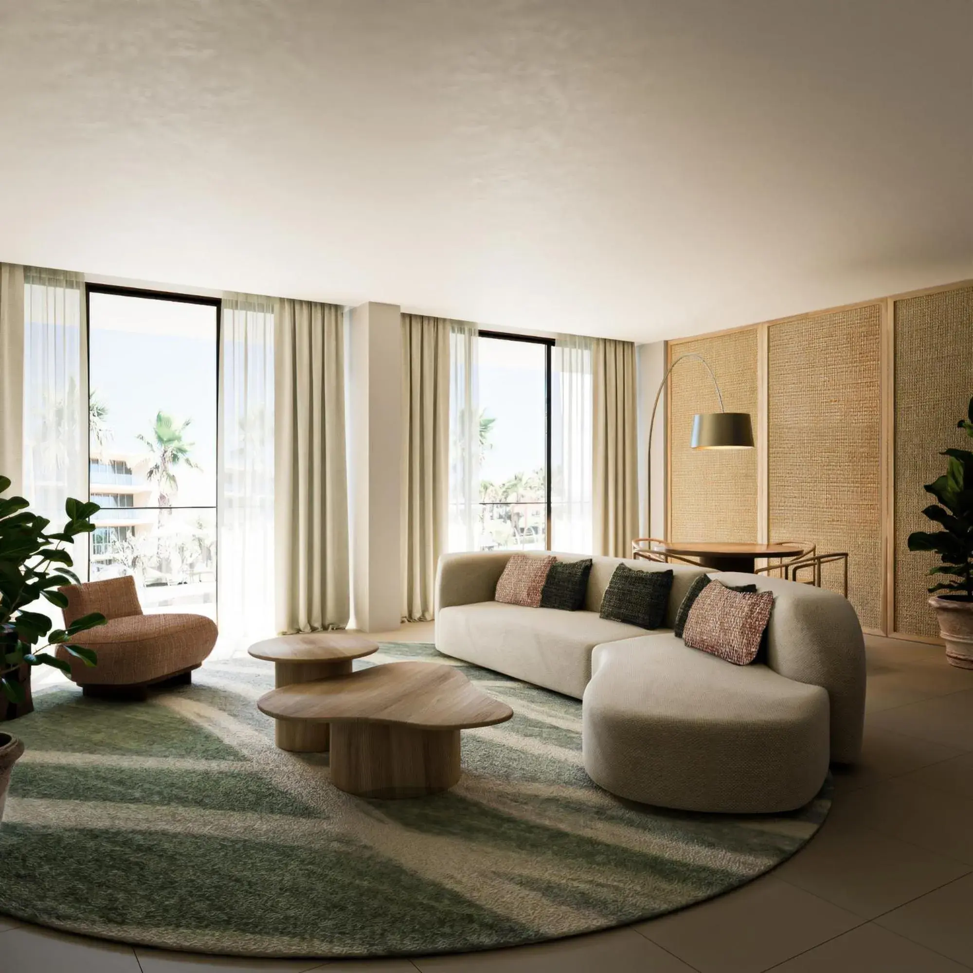 Living room in NAU Salgados Dunas Suites Living room in NAU Salgados Dunas Suites
