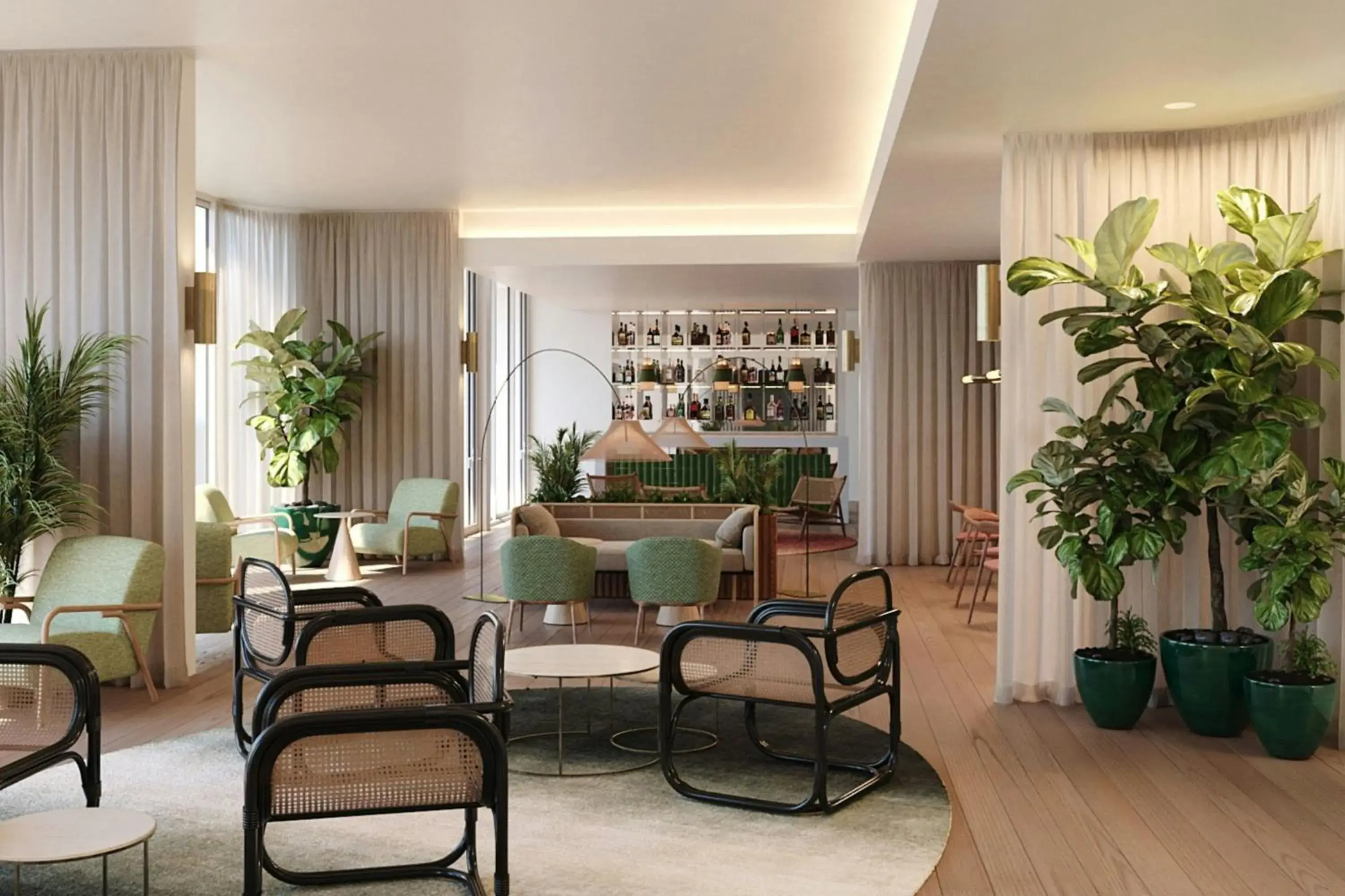 Lounge or bar in NAU Salgados Dunas Suites Lounge or bar in NAU Salgados Dunas Suites