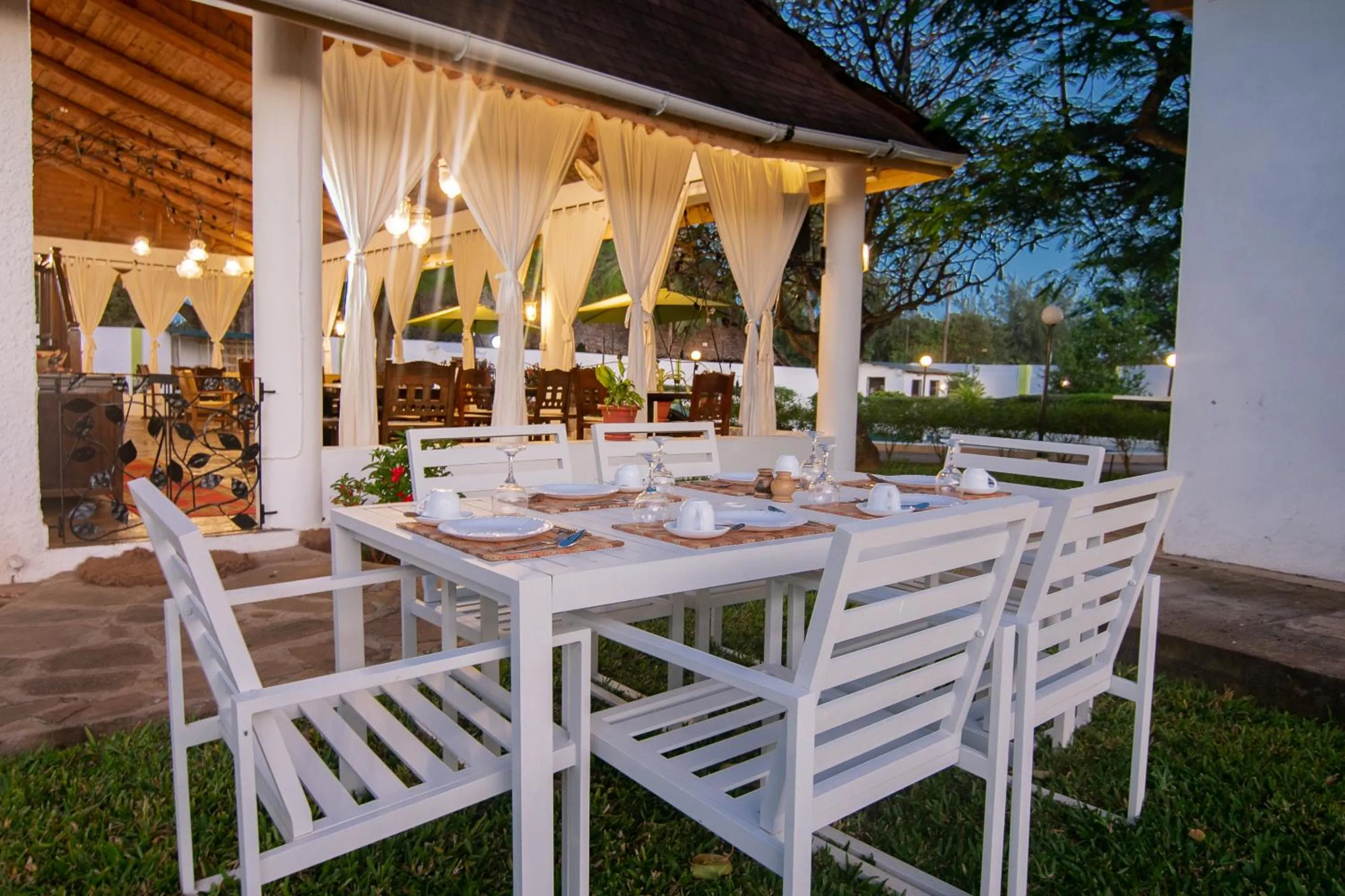Dining area in Villa Ameera Malindi