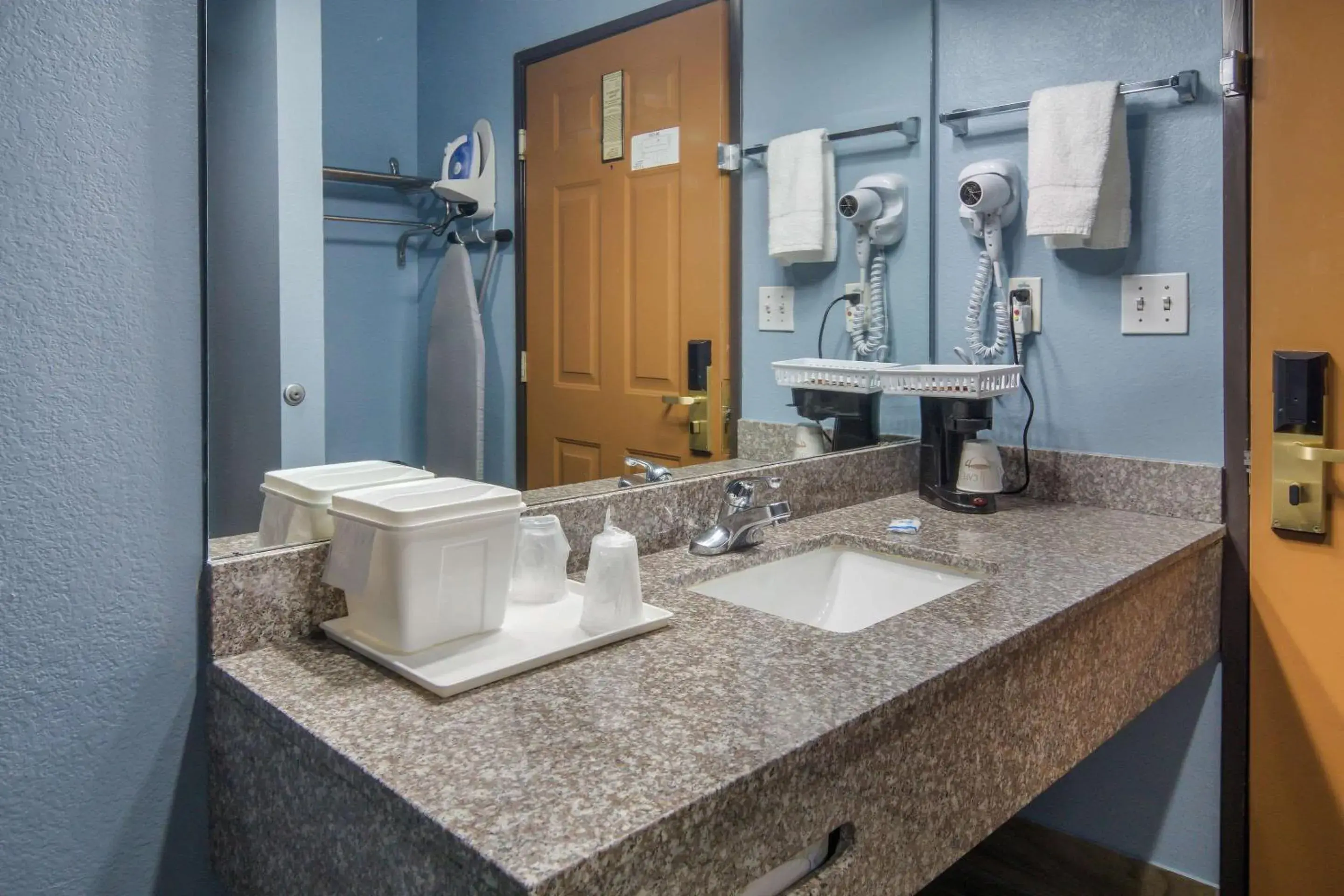 Efficiency Queen Room with Two Queen Beds - Accessible/Smoking in Rodeway Inn Carrollton I-35E Efficiency Queen Room with Two Queen Beds - Accessible/Smoking in Rodeway Inn Carrollton I-35E