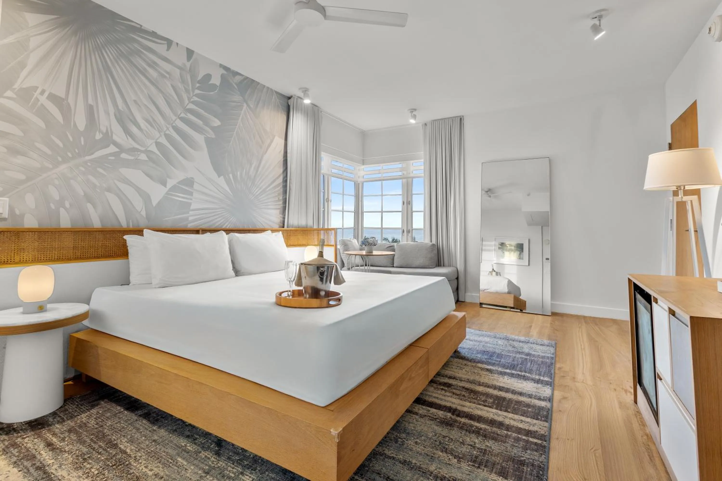 Bed in Park Central South Beach