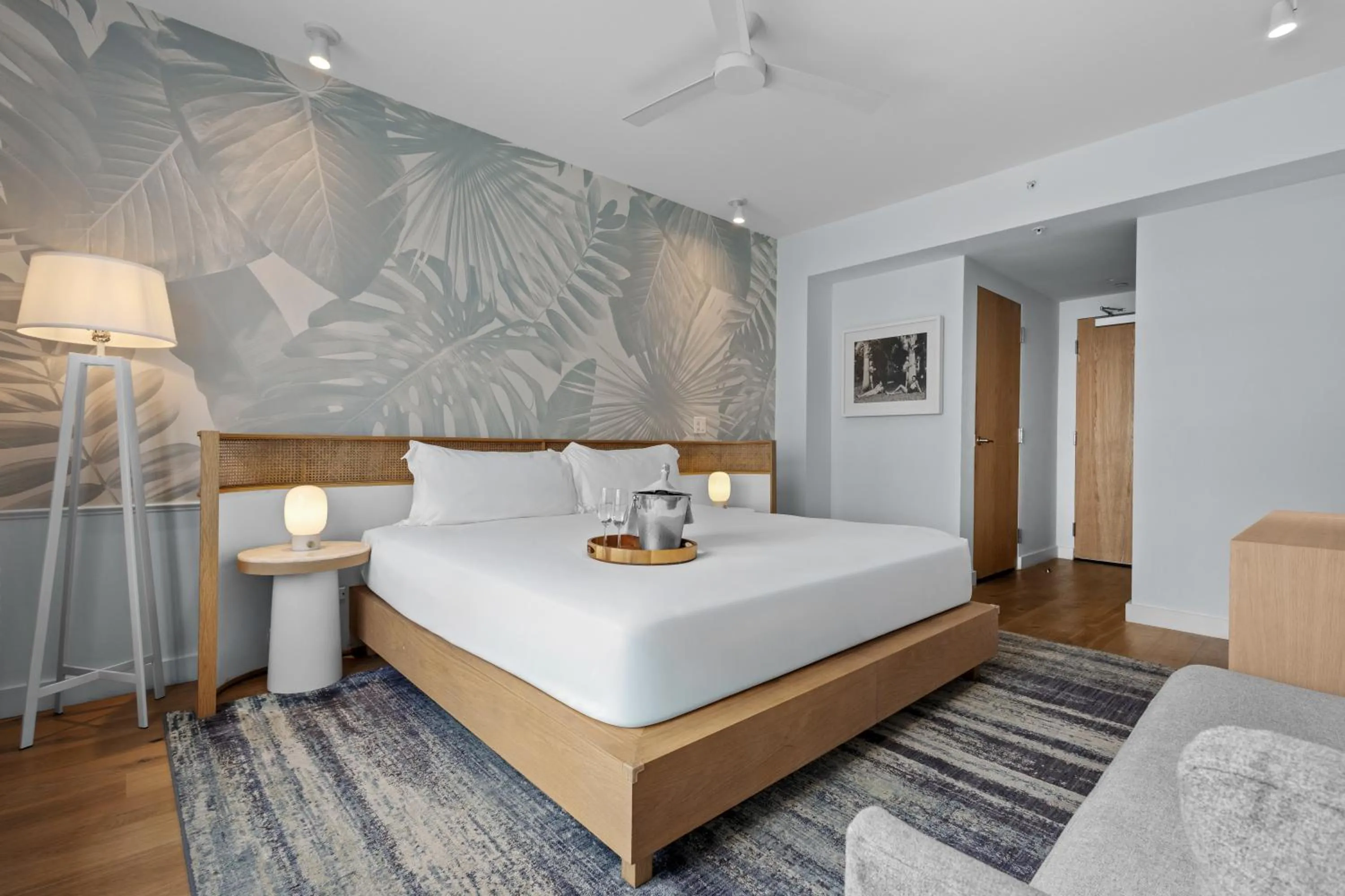 Bed in Park Central South Beach