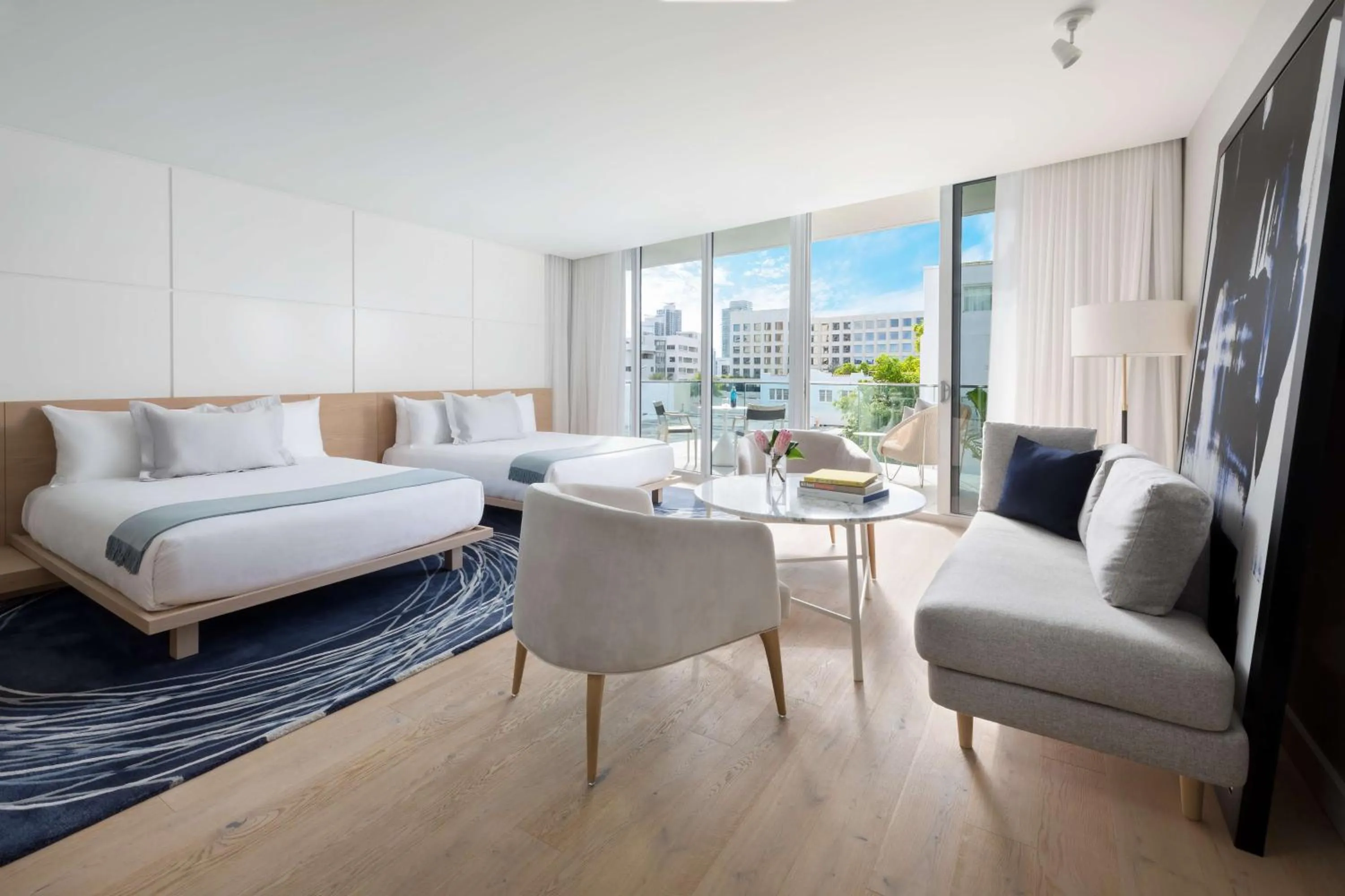 Living room in The Gabriel Miami South Beach, Curio Collection by Hilton