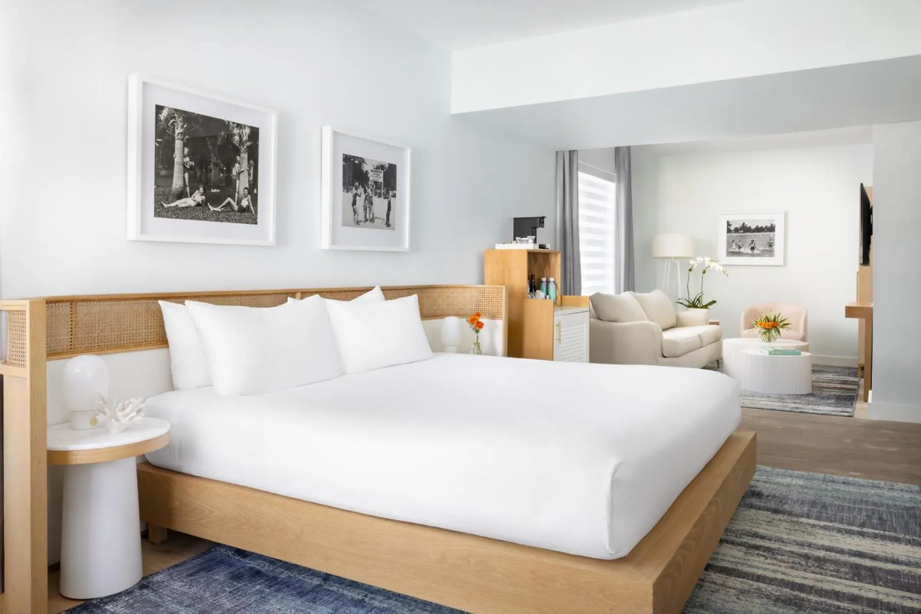 Bed in Park Central South Beach