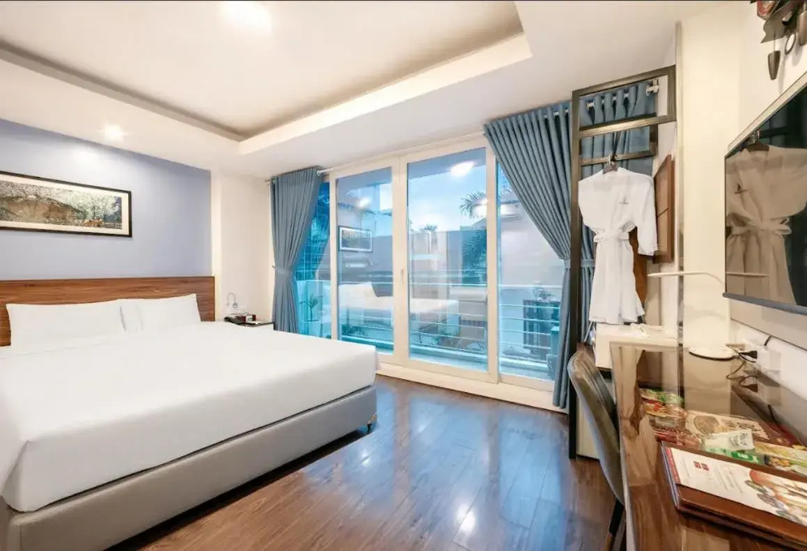 Bed in A25 Hotel - 46 Châu Long Bed in A25 Hotel - 46 Châu Long