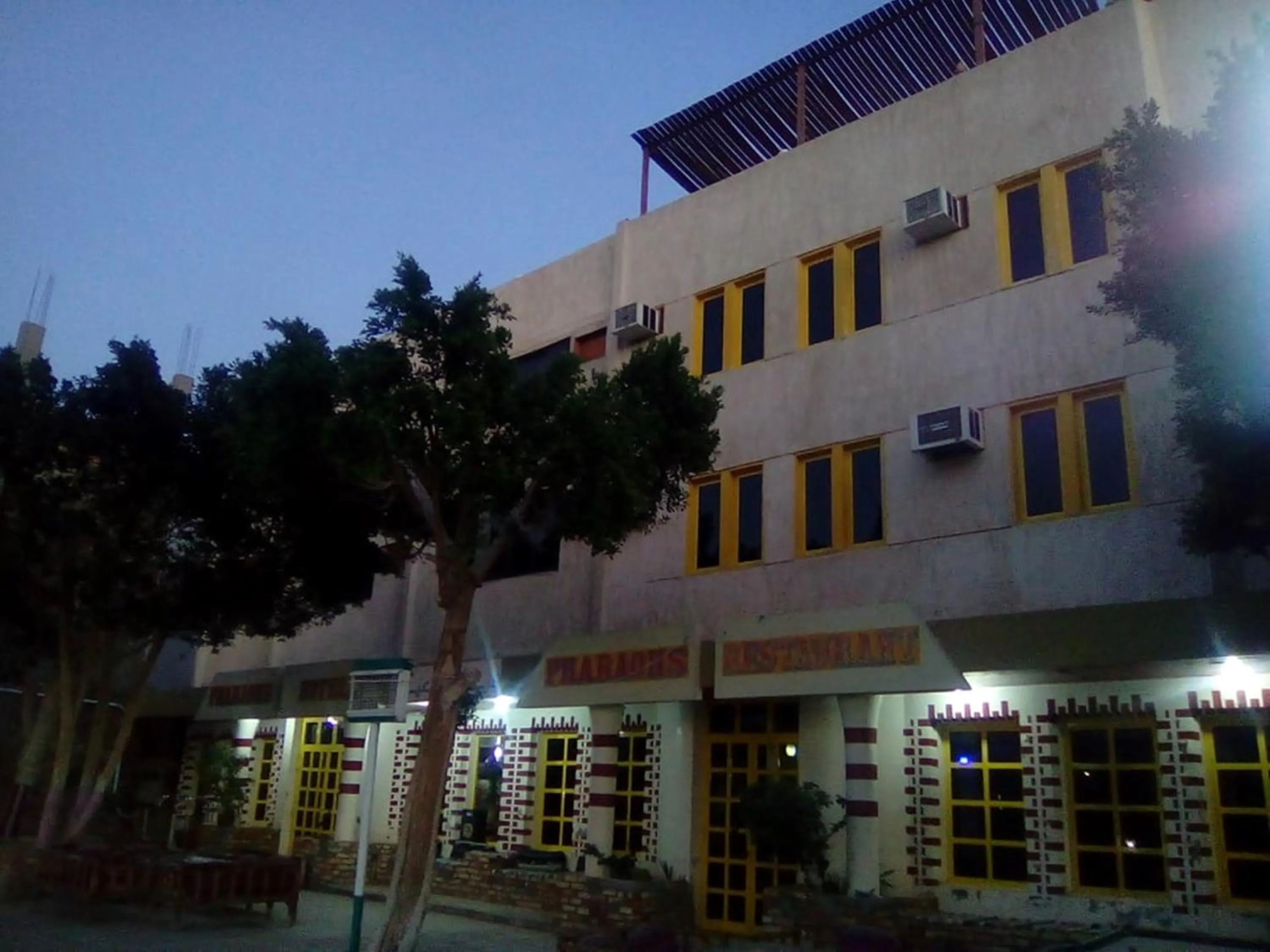 Facade/entrance in Pharaohs Hotel