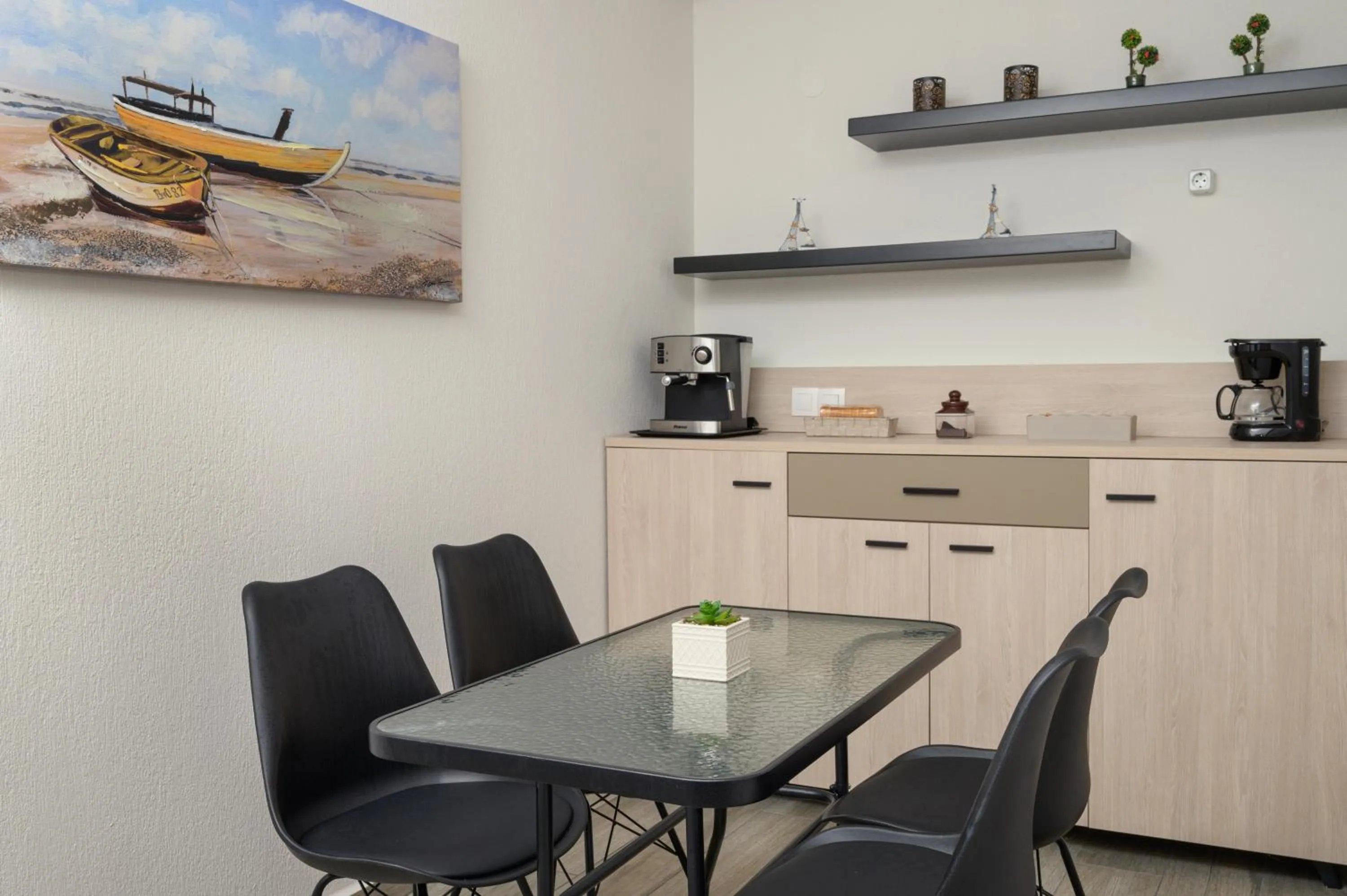 Coffee/tea facilities in M&B boutique apartments