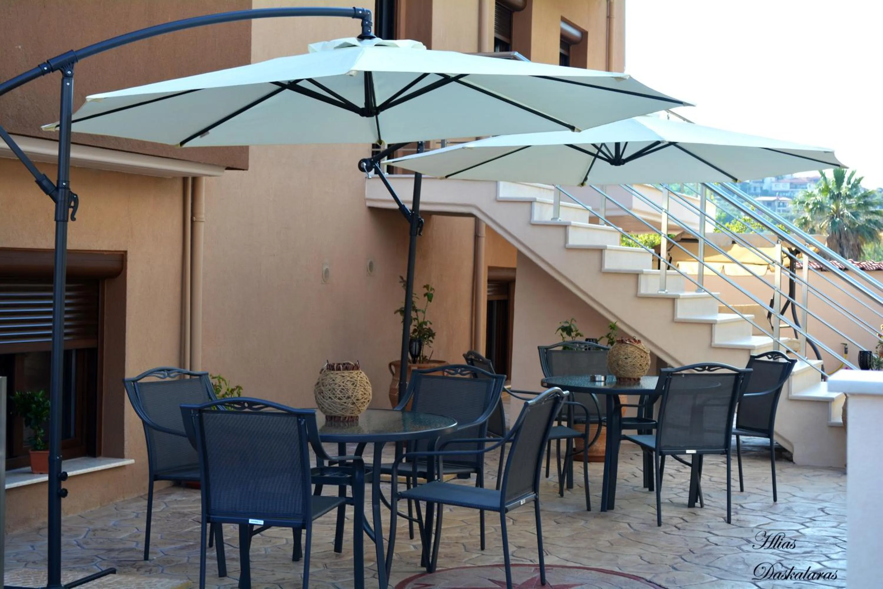Patio in M&B boutique apartments