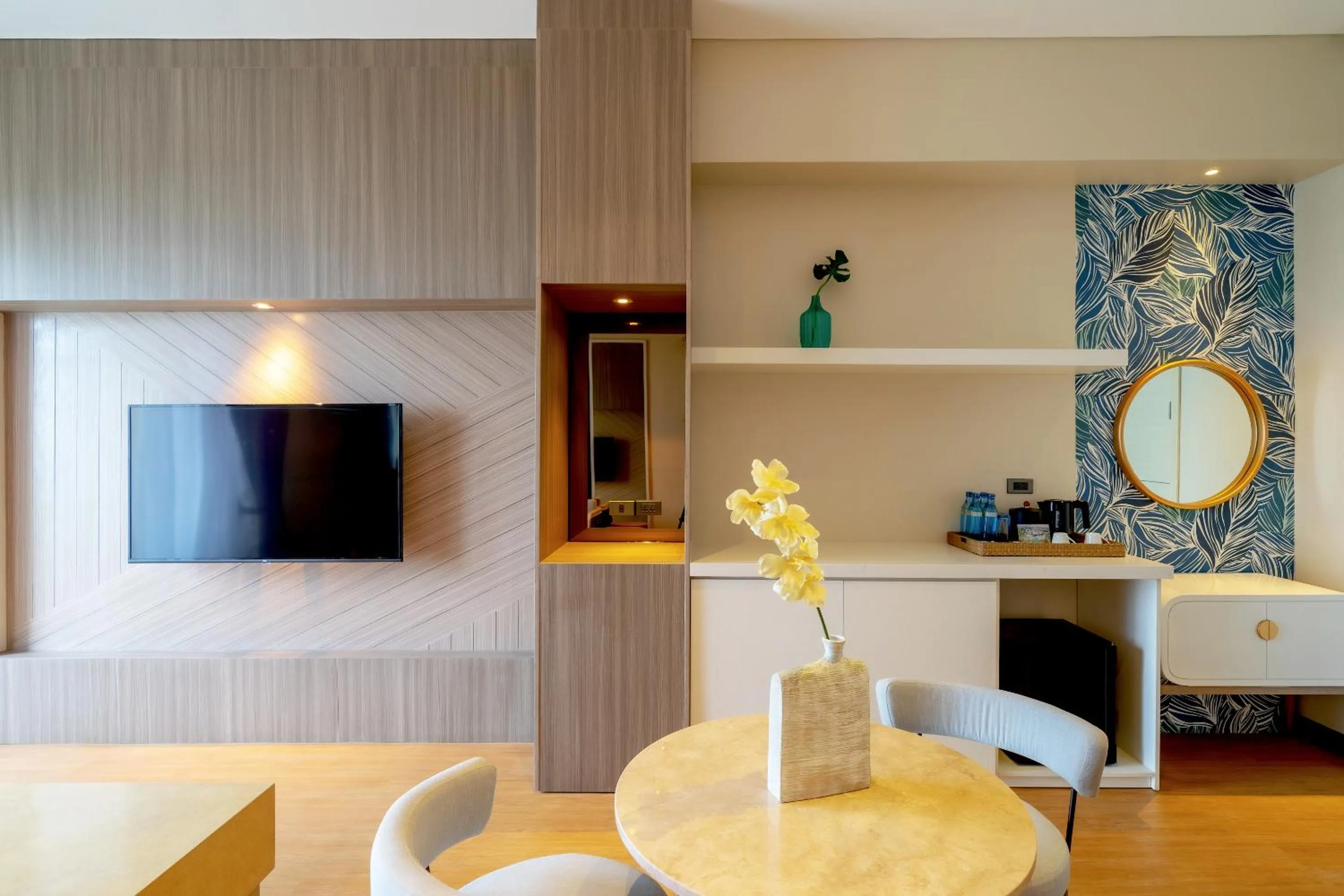 Living room in Solea Palm Resort Mactan