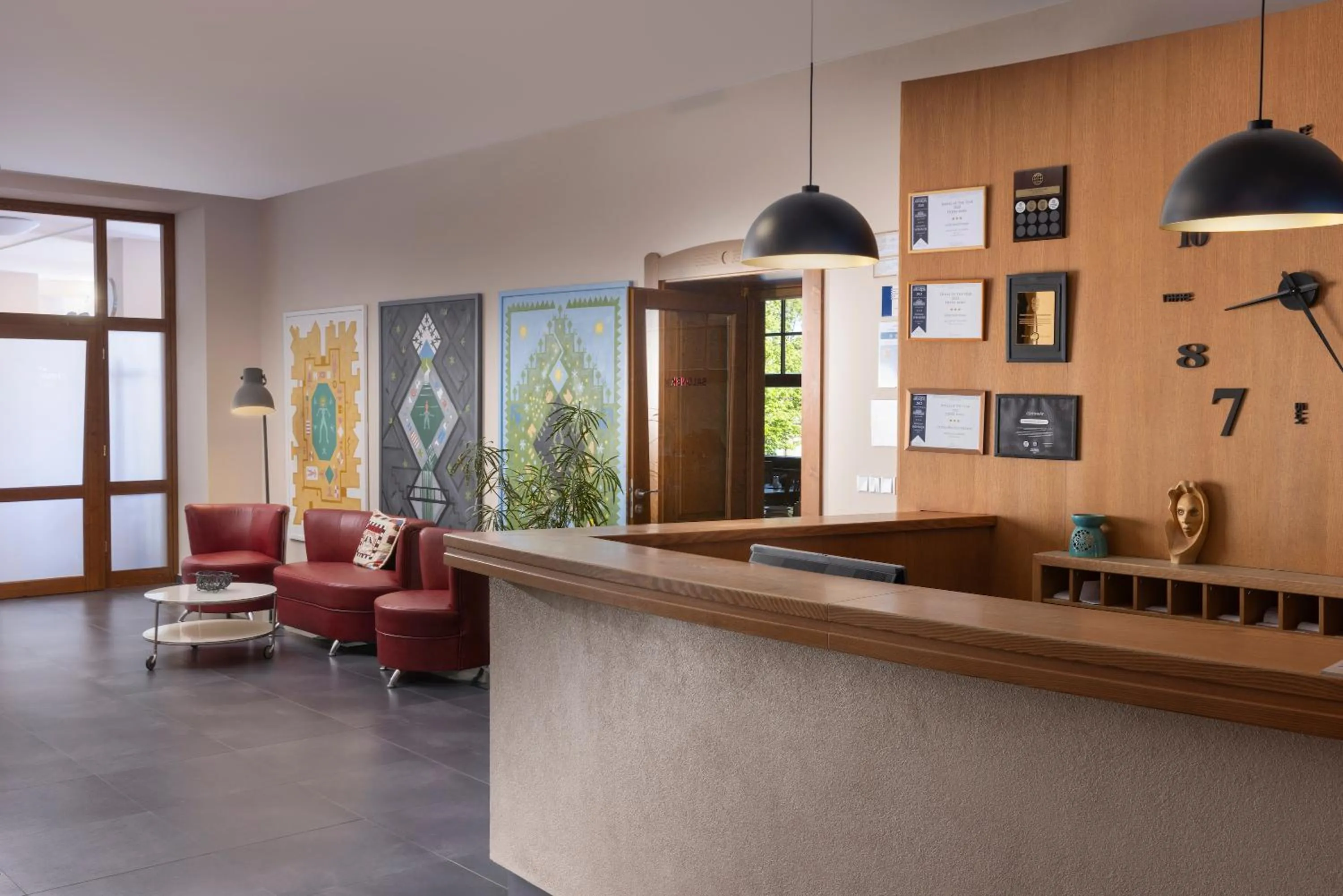 Lobby or reception in Hotel Praděd Thamm