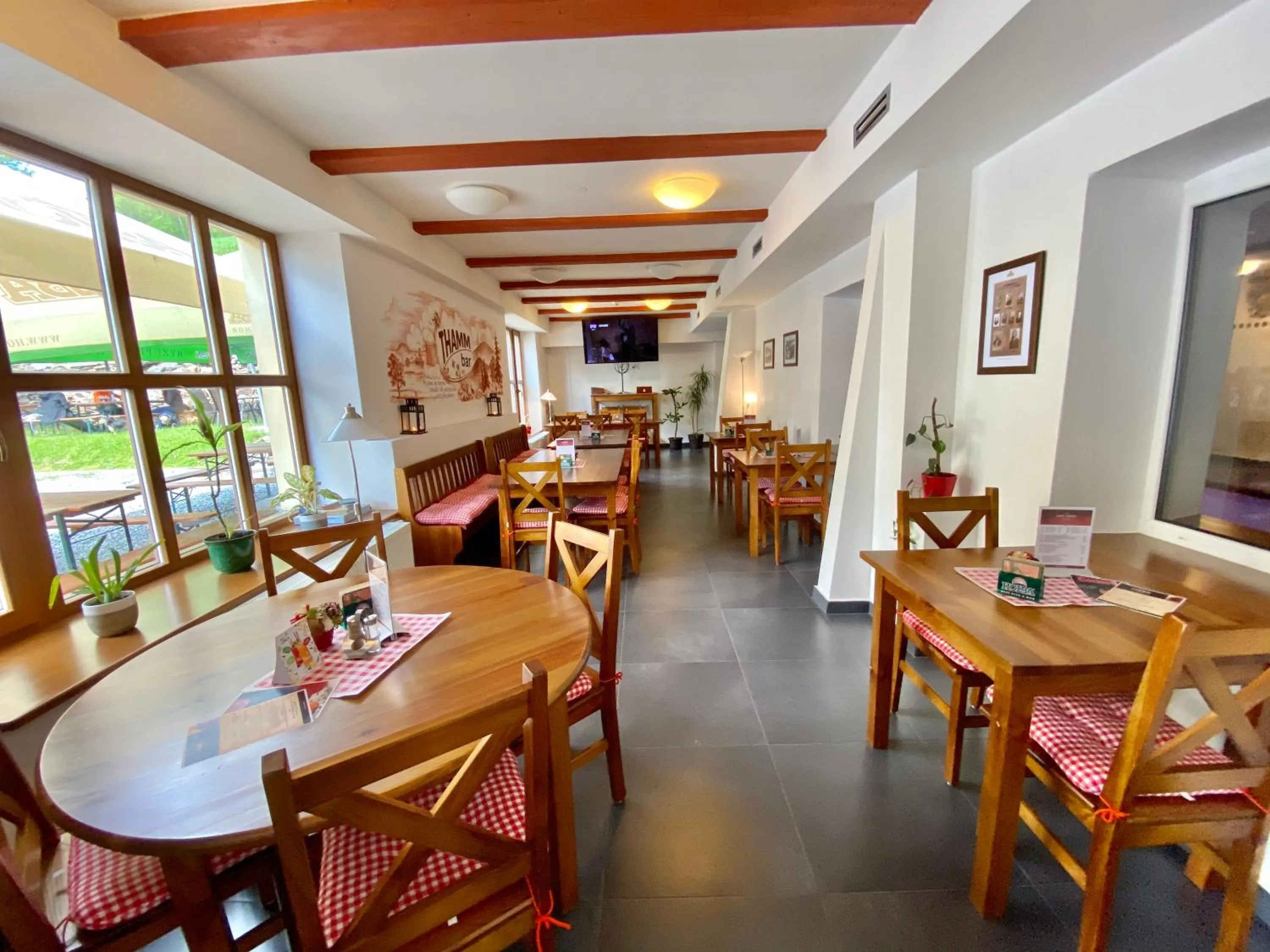 Lounge or bar in Hotel Praděd Thamm