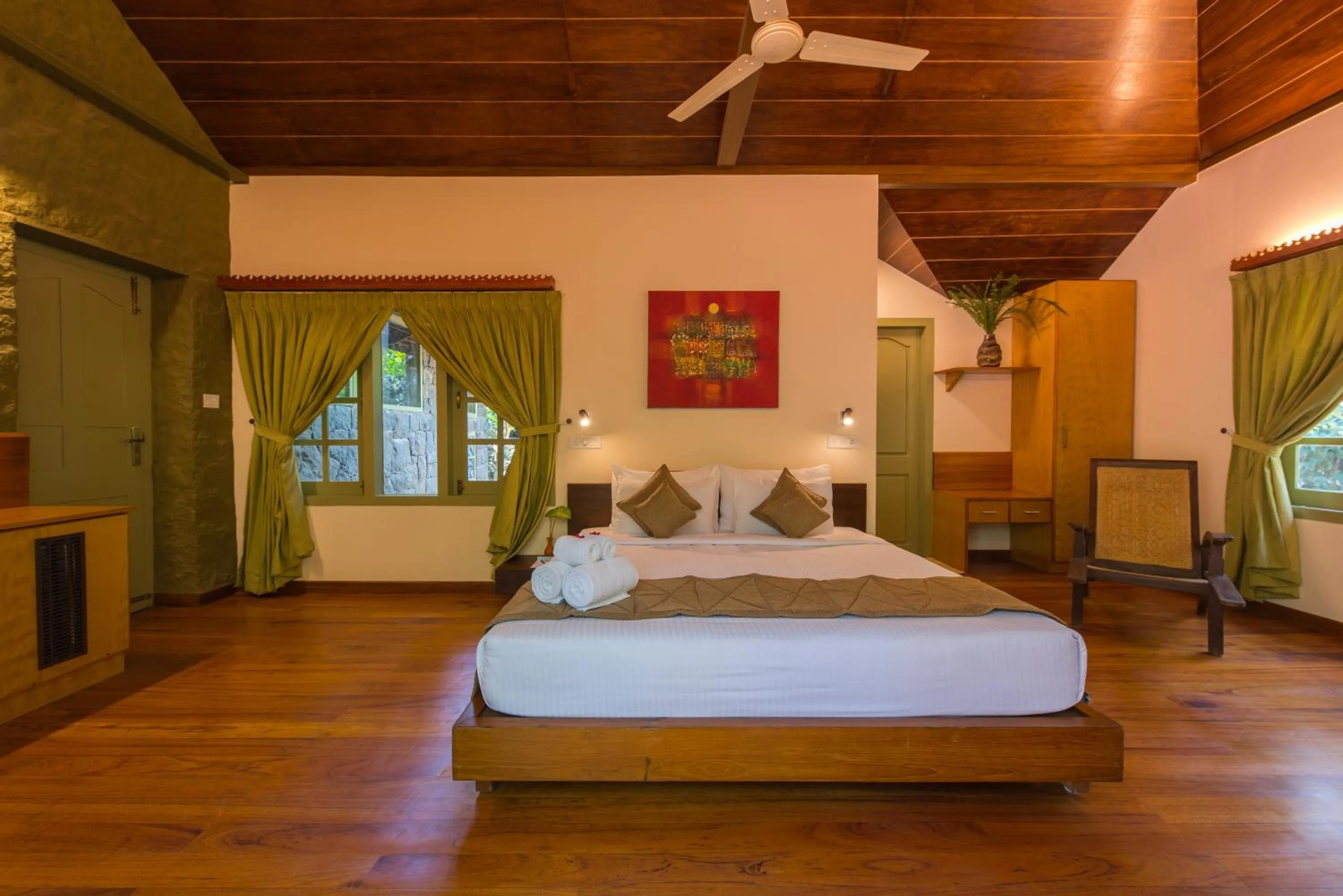 Photo of the whole room, Bed in Mystic Mayapott, Thekkady