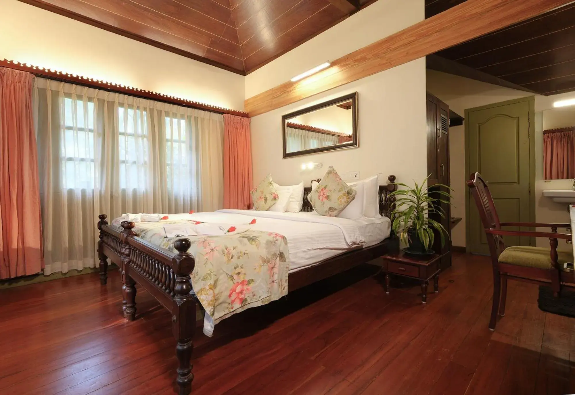 Bedroom, Bed in Mystic Mayapott, Thekkady Bedroom, Bed in Mystic Mayapott, Thekkady