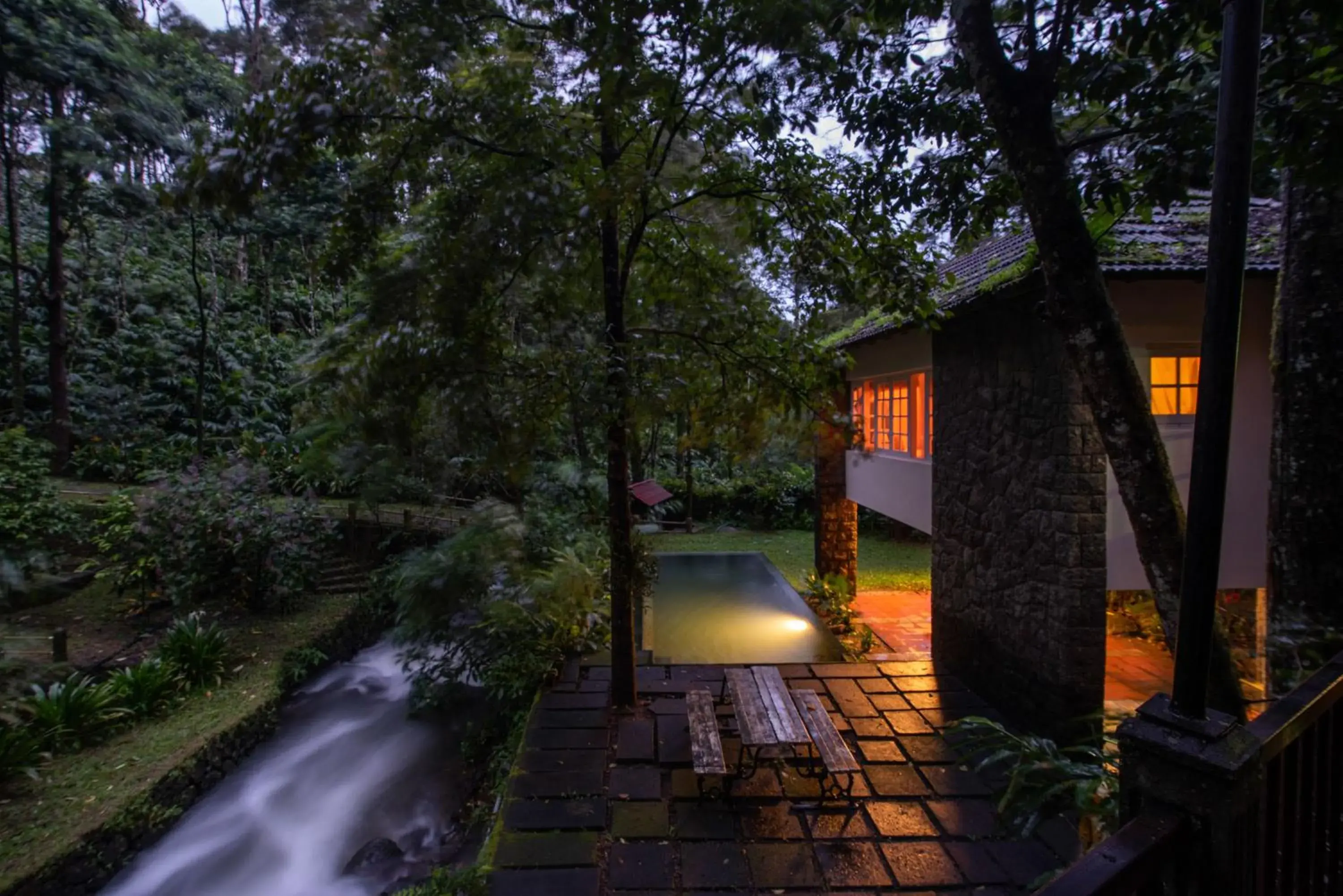 Swimming pool in Mystic Mayapott, Thekkady Swimming pool in Mystic Mayapott, Thekkady