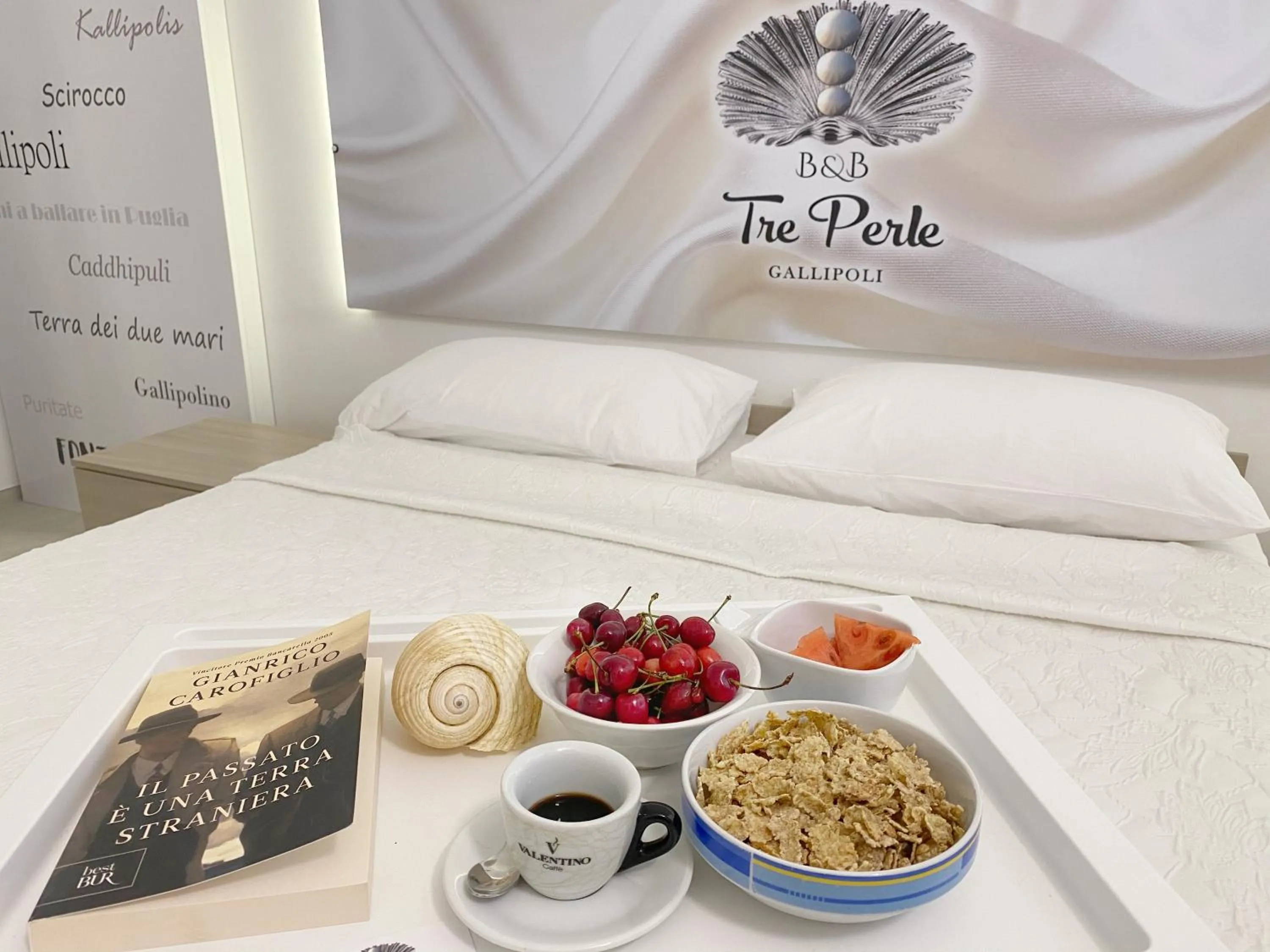 Bed in B&b Tre Perle