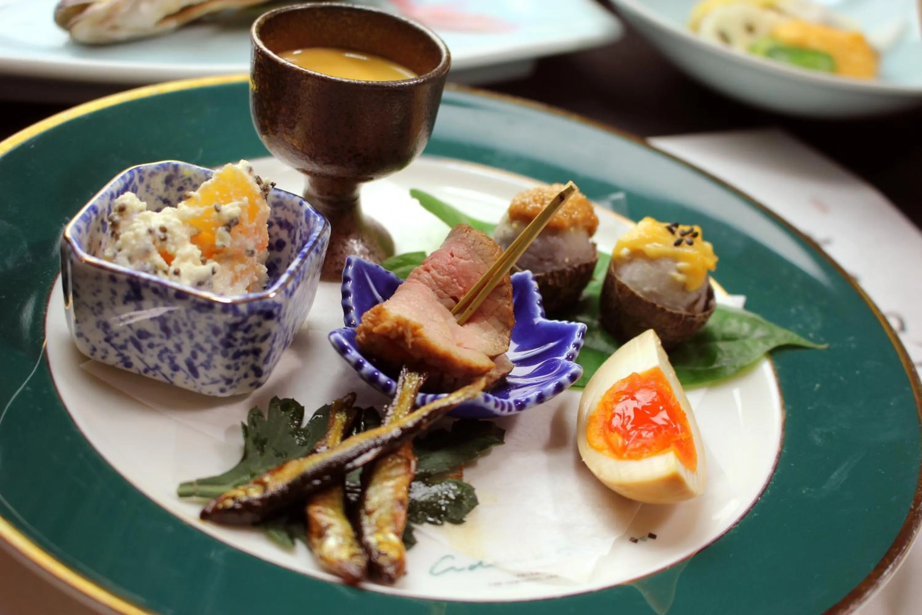 Food close-up in Yoshinoonsen Motoyu