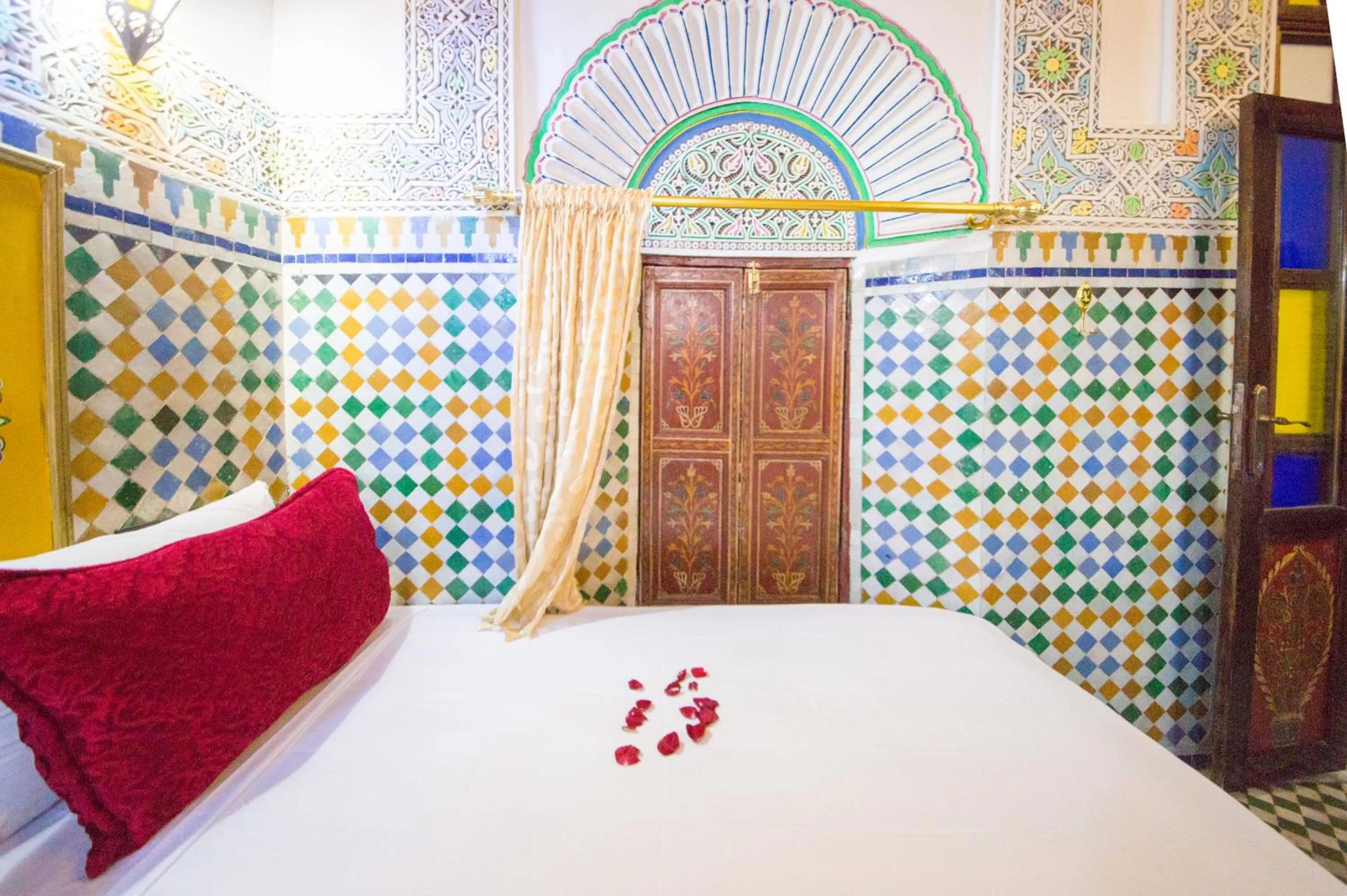 Bed in Riad El Bacha