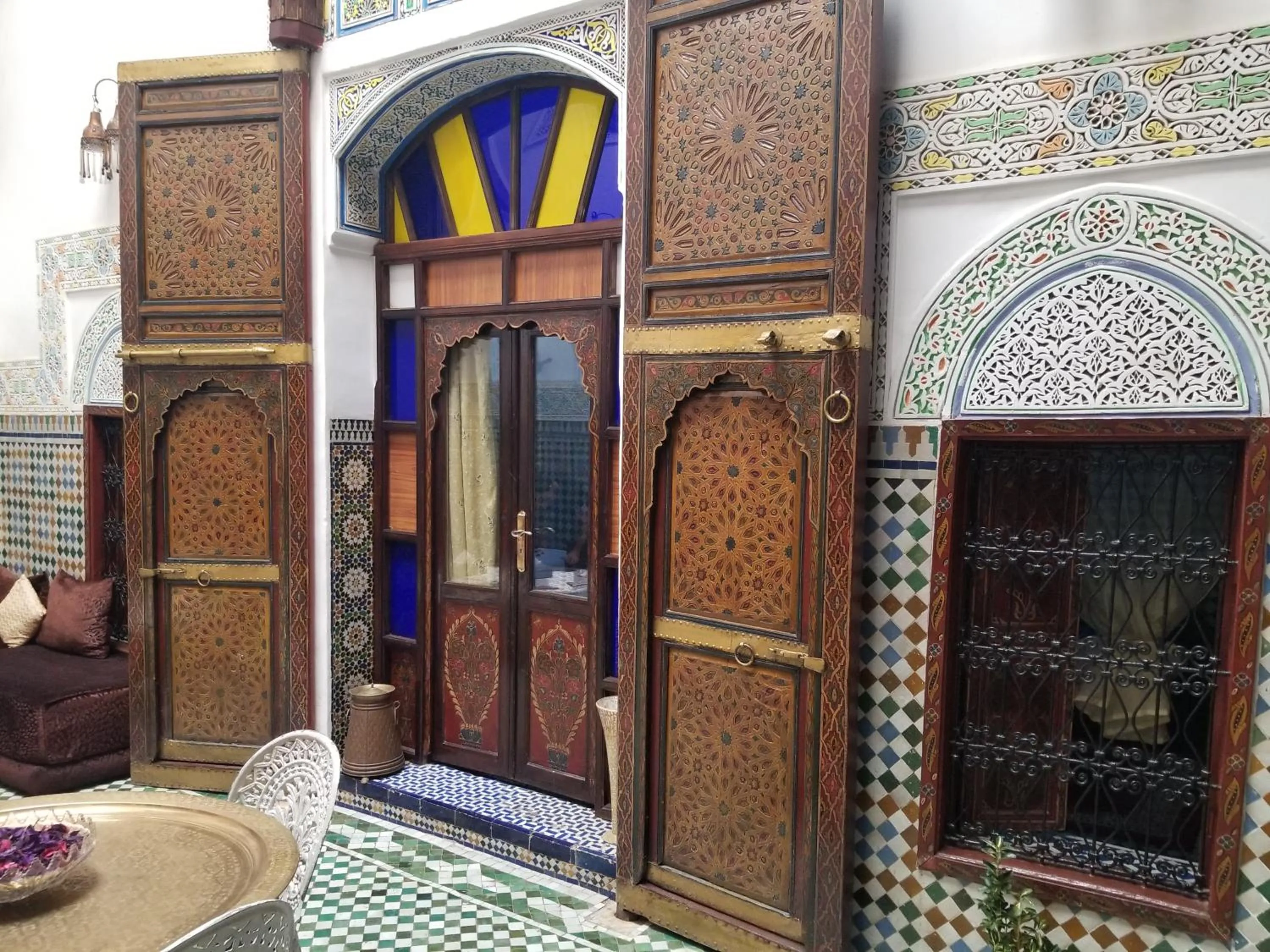 Facade/entrance in Riad El Bacha
