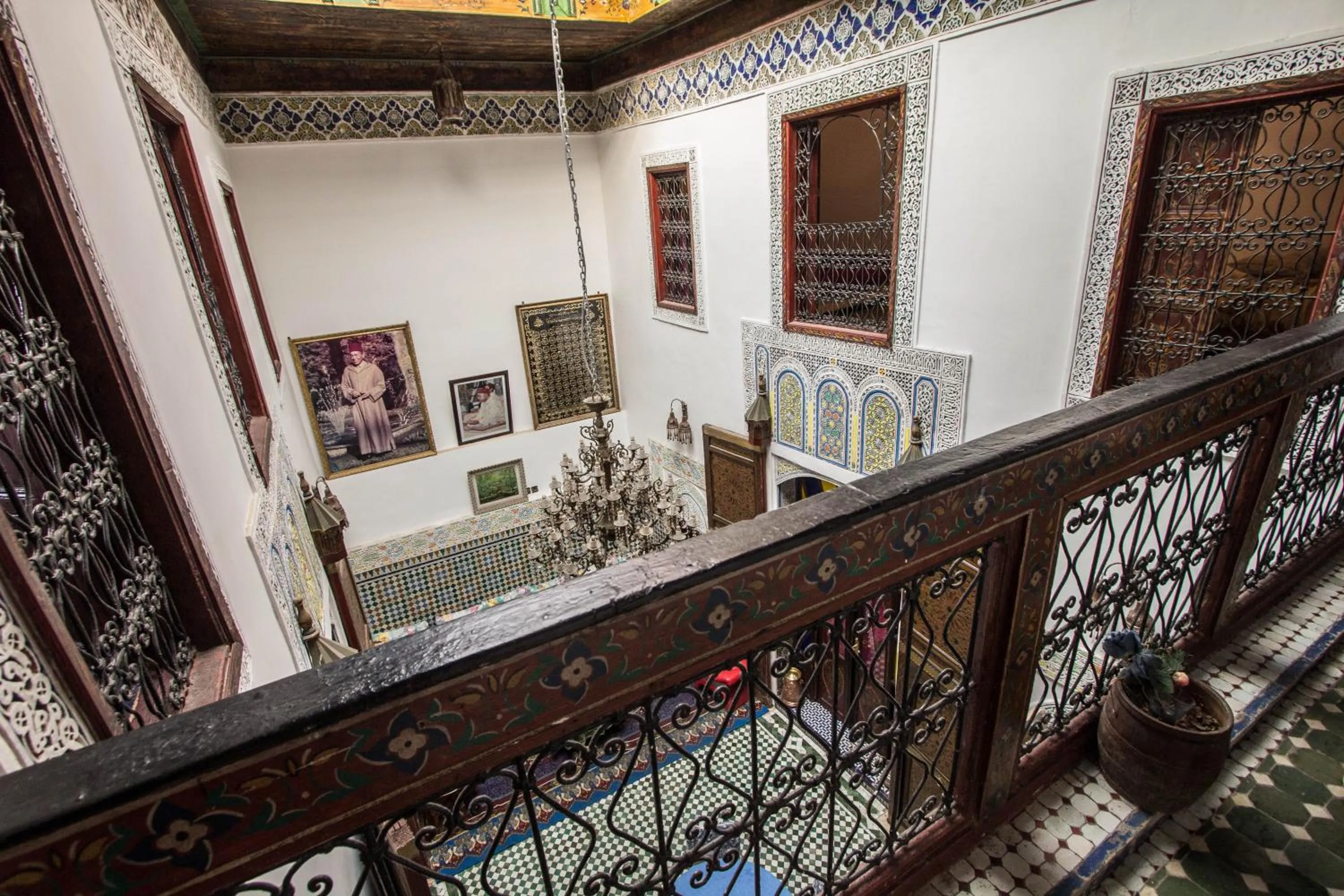 Patio in Riad El Bacha