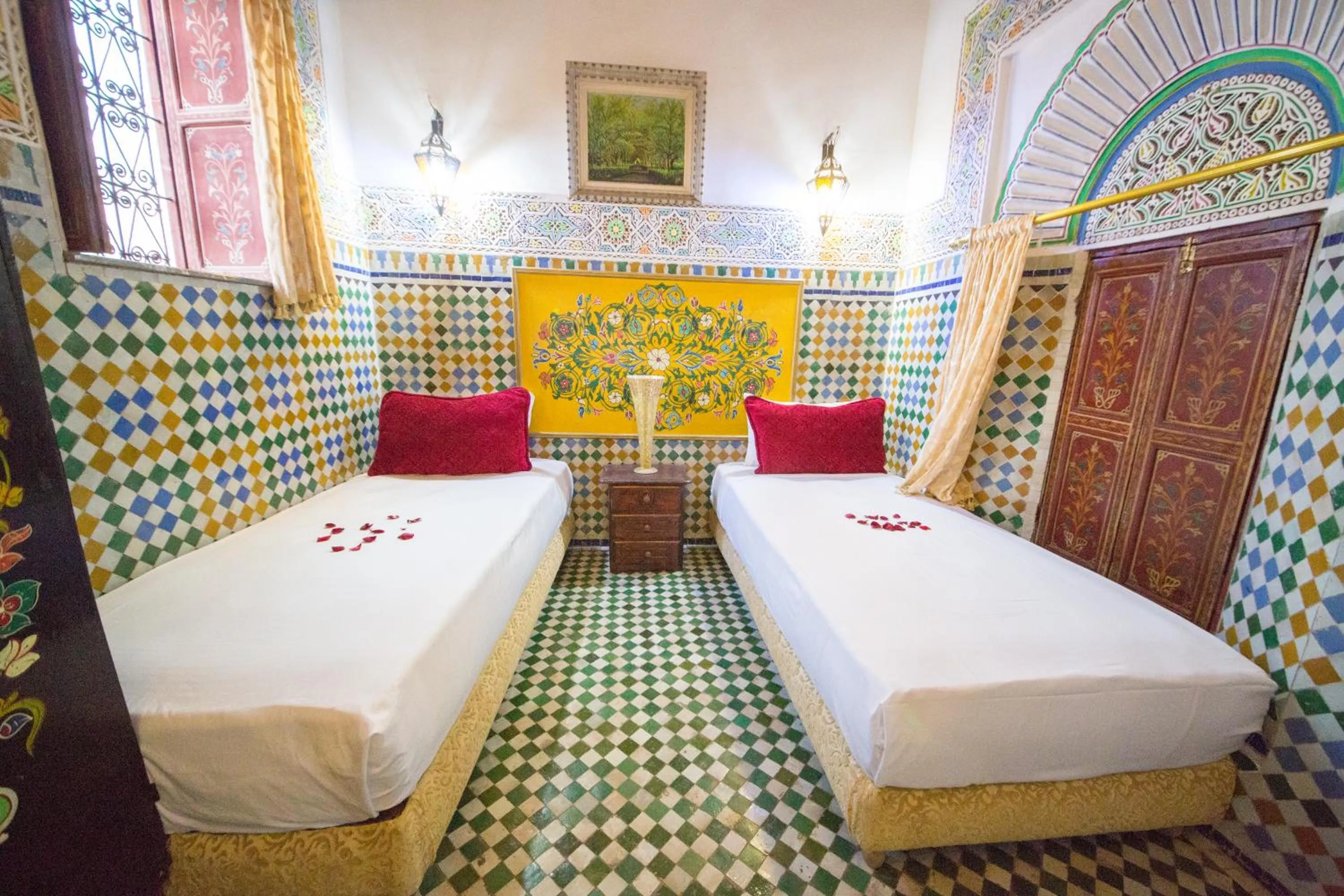 Bed in Riad El Bacha