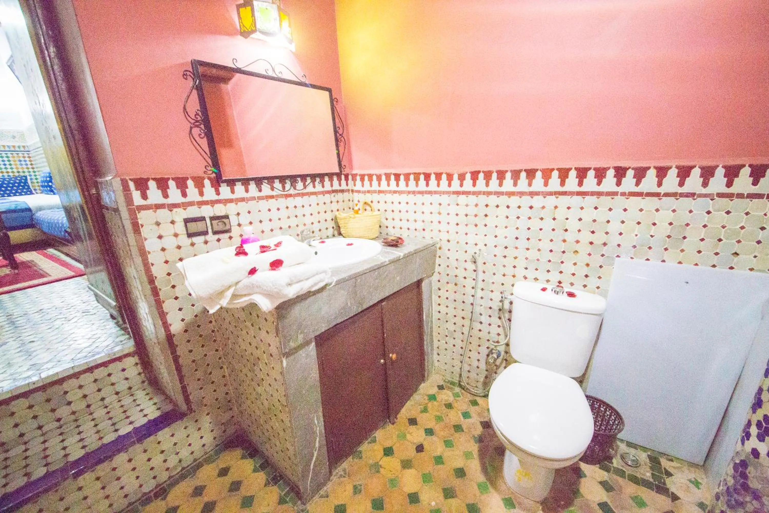 Bed in Riad El Bacha