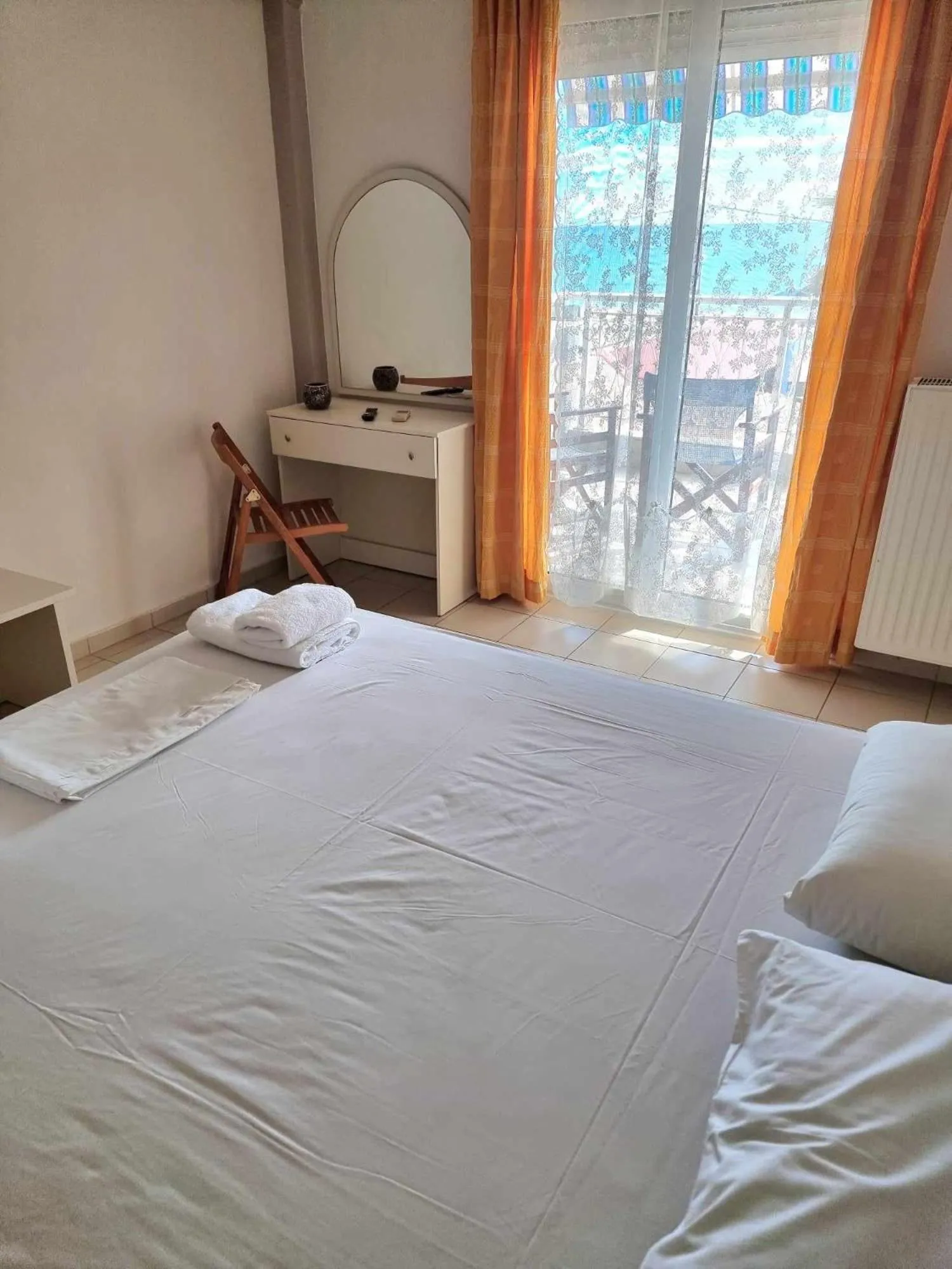 Bed in Hotel Nautilos