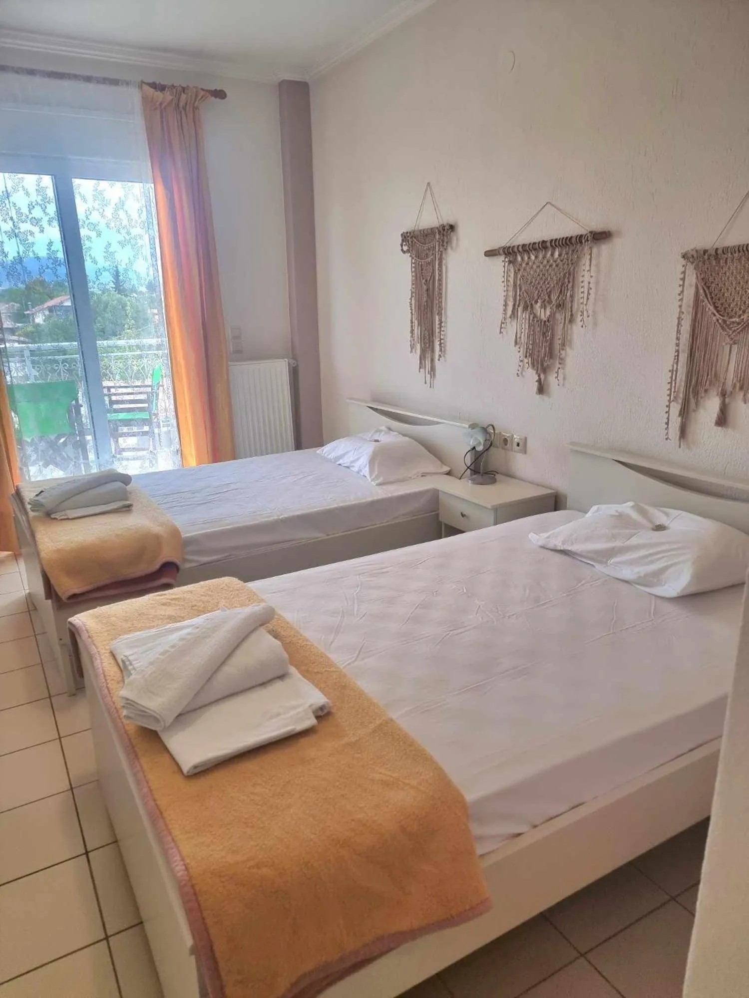 Bed in Hotel Nautilos