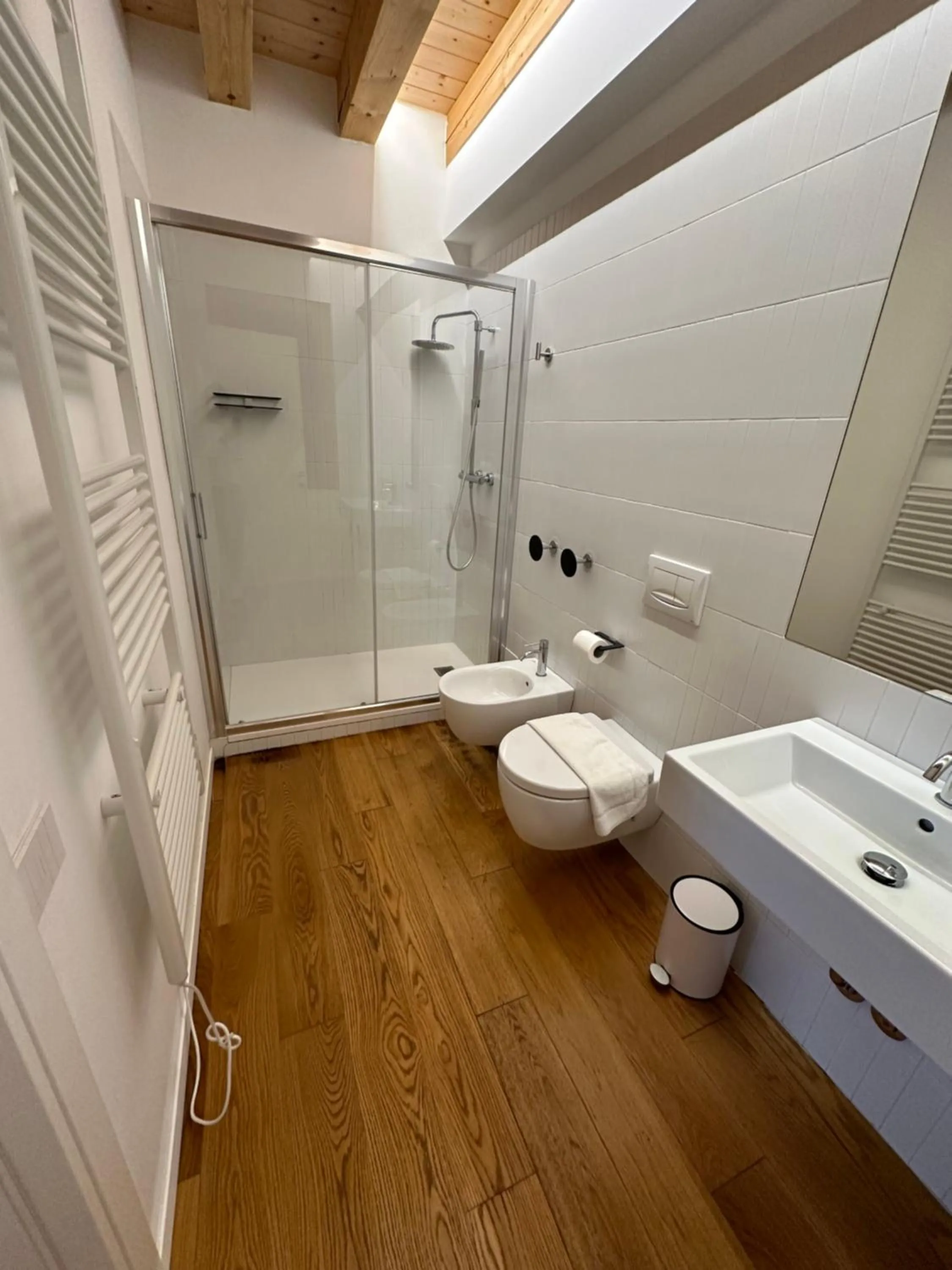 Shower in Locanda del Delta