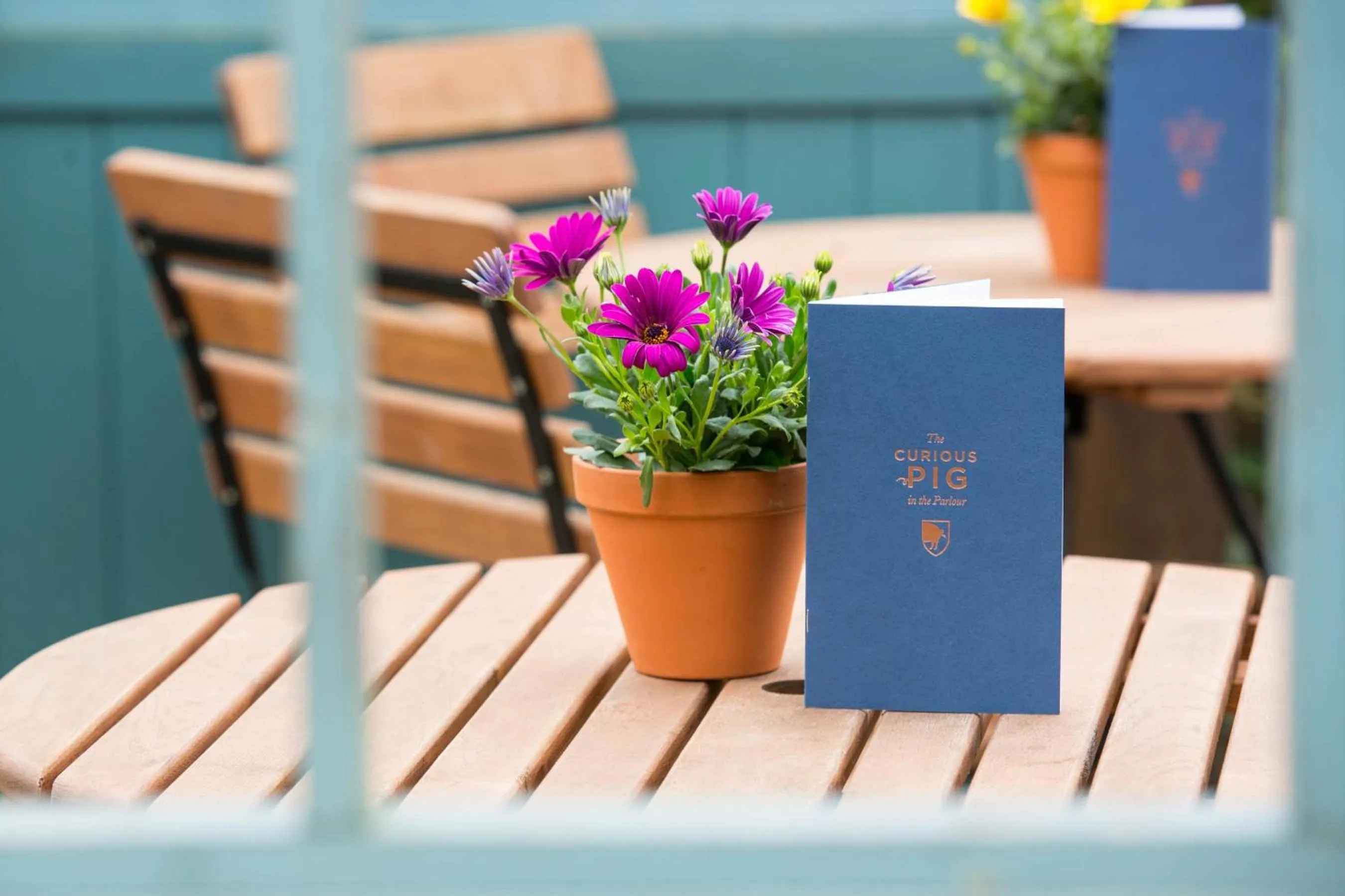 Decorative detail in The Curious Pig in the Parlour