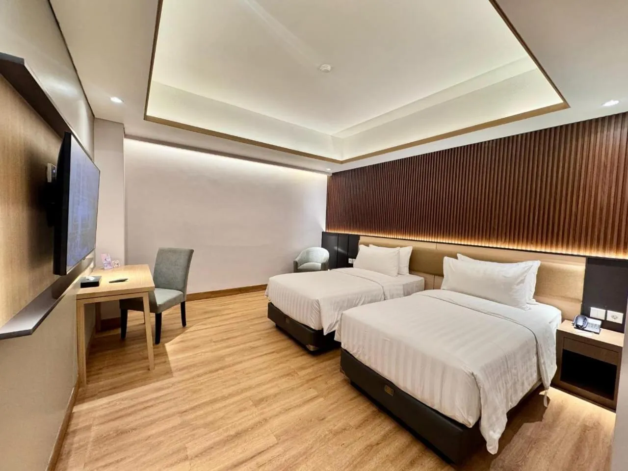 Bed in Orchardz Hotel Industri Jakarta Kemayoran