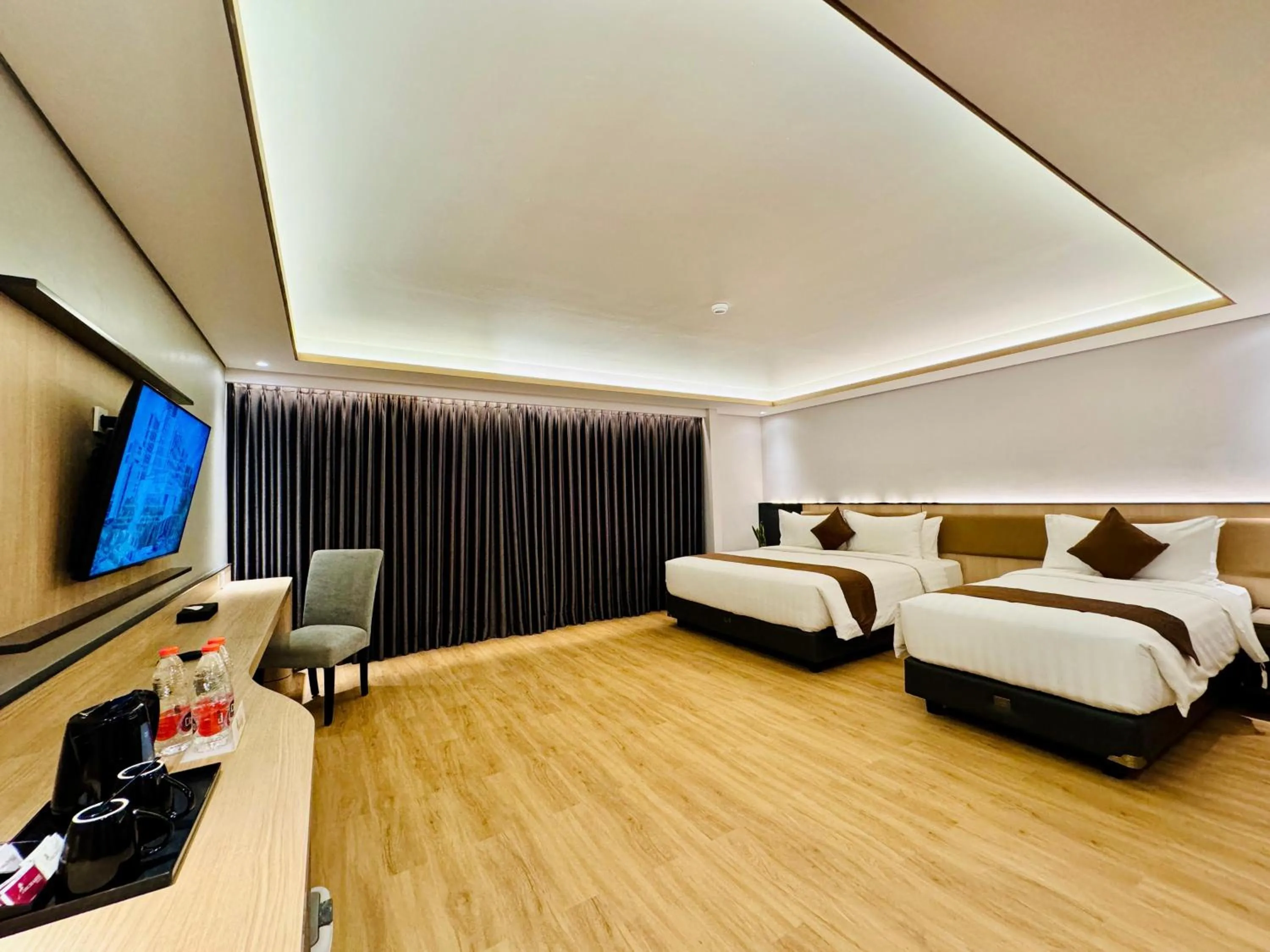 Bed in Orchardz Hotel Industri Jakarta Kemayoran