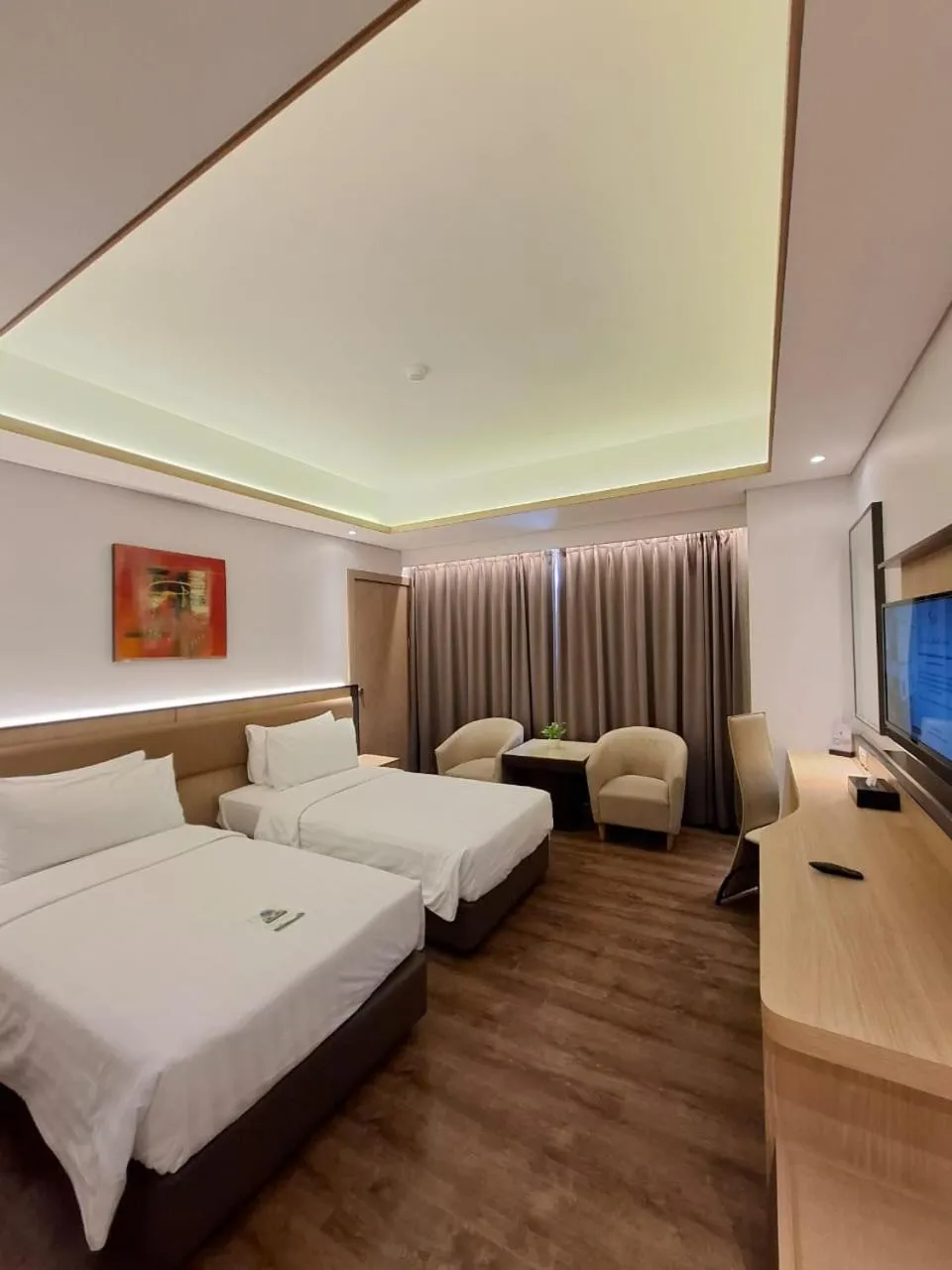 Bed in Orchardz Hotel Industri Jakarta Kemayoran