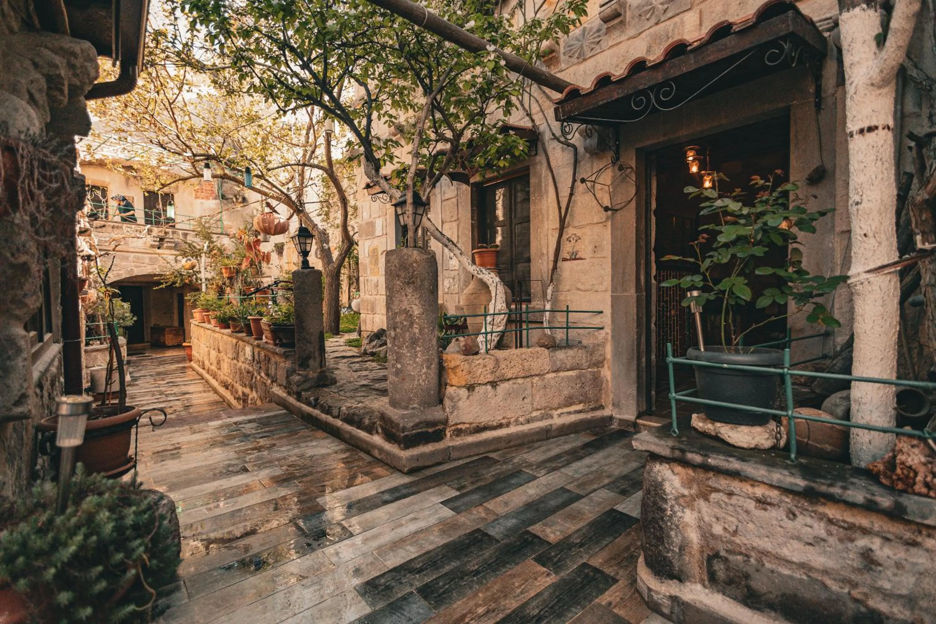 Garden in Vintage Cave House Hotel