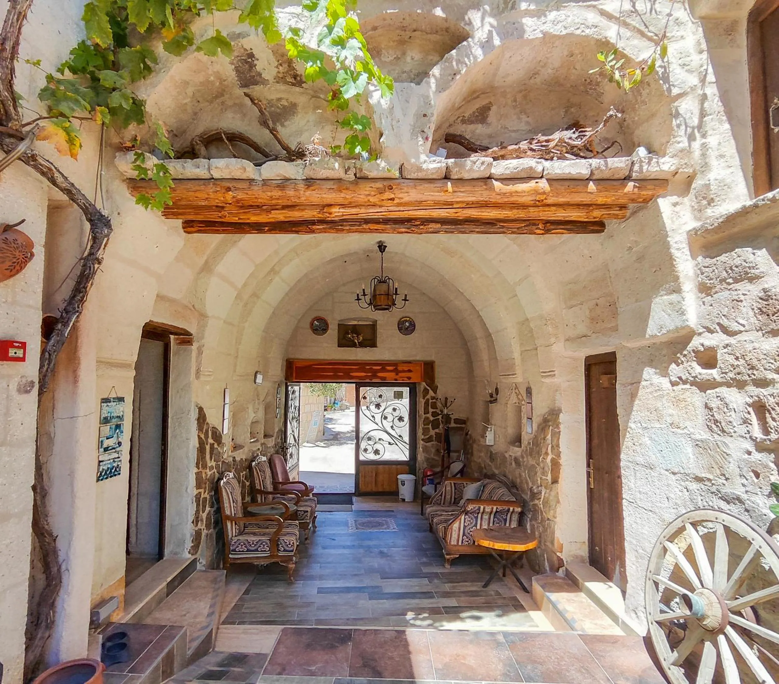 Property building in Vintage Cave House Hotel