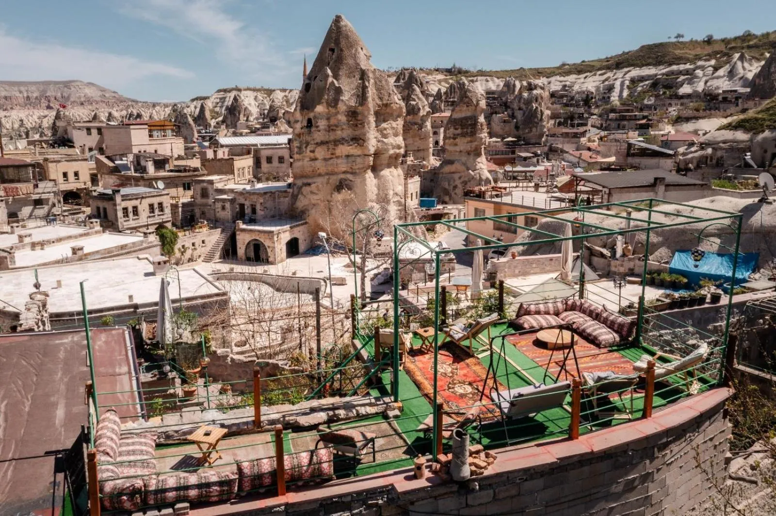 Property building in Vintage Cave House Hotel