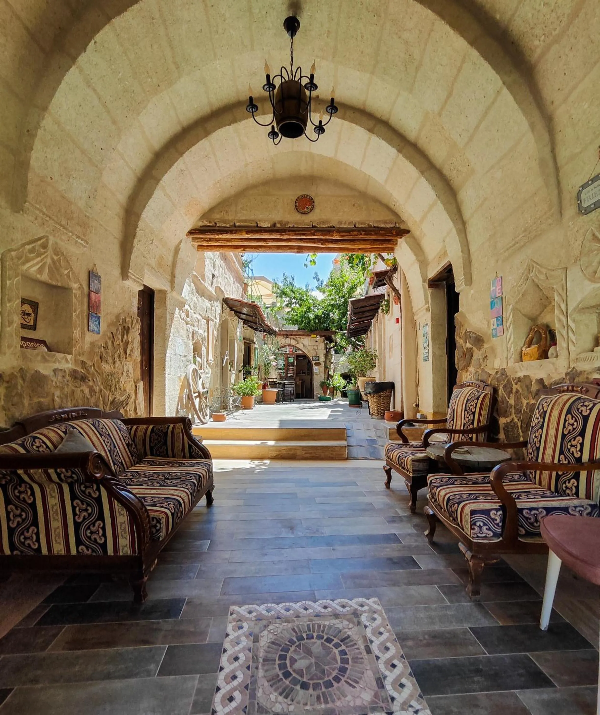 Property building in Vintage Cave House Hotel