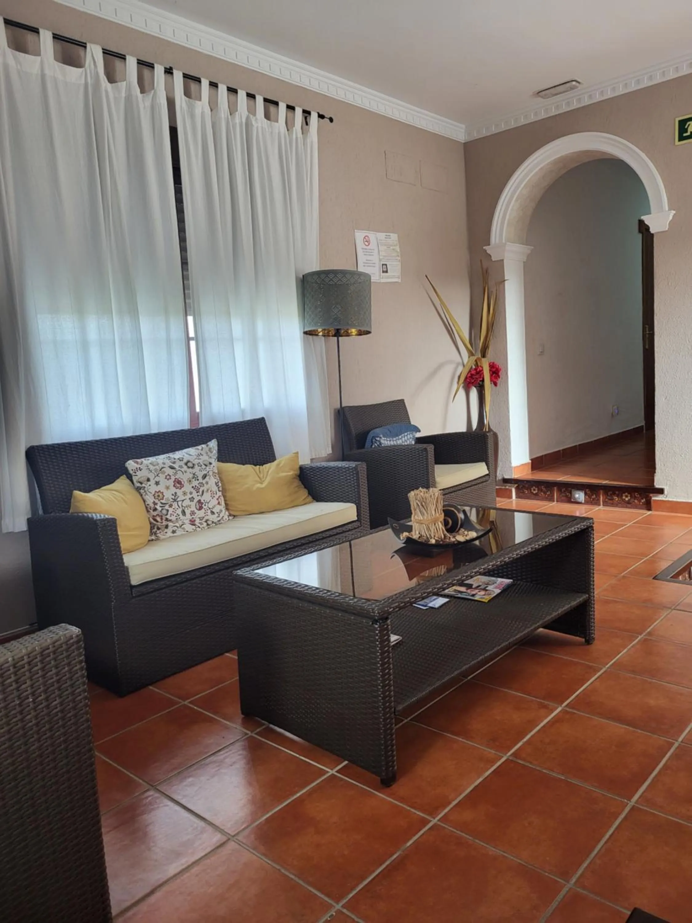 Living room in Hostal Rural La Plata Parking Incluido