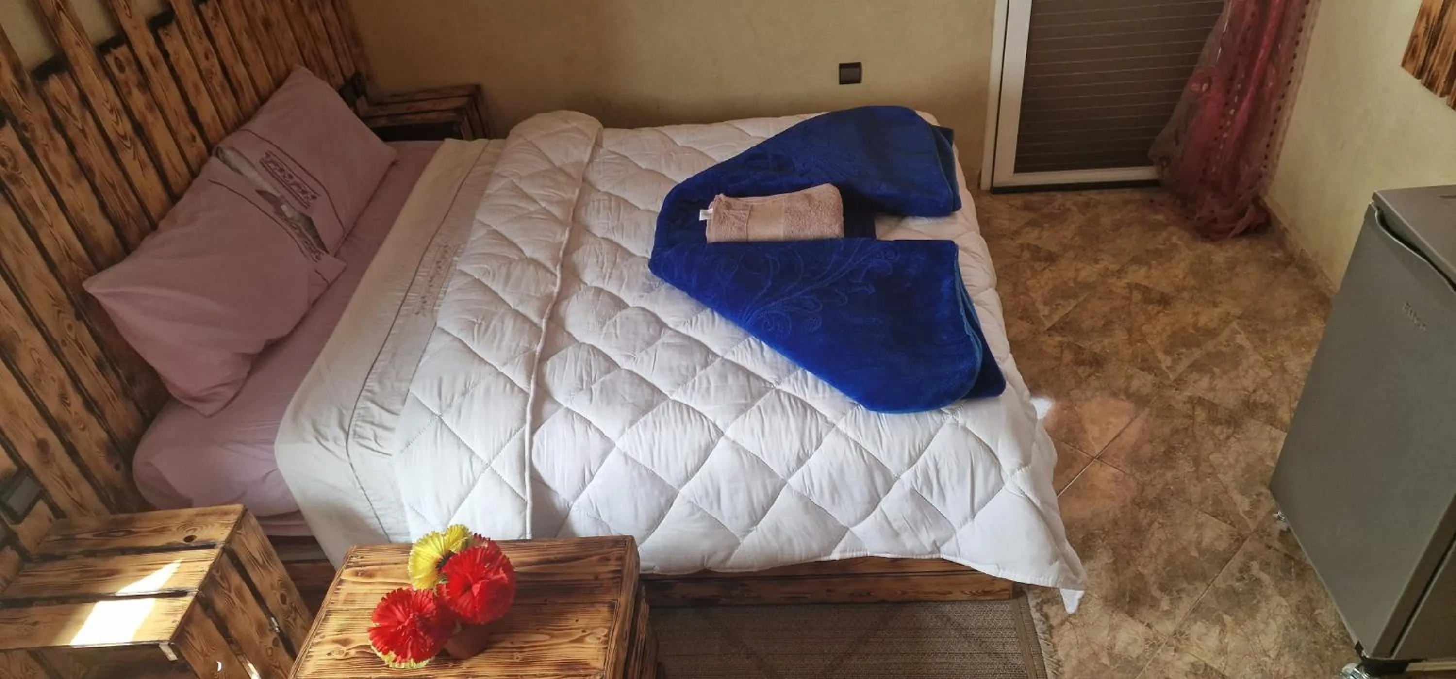 Bed in Bio Palace Hotel