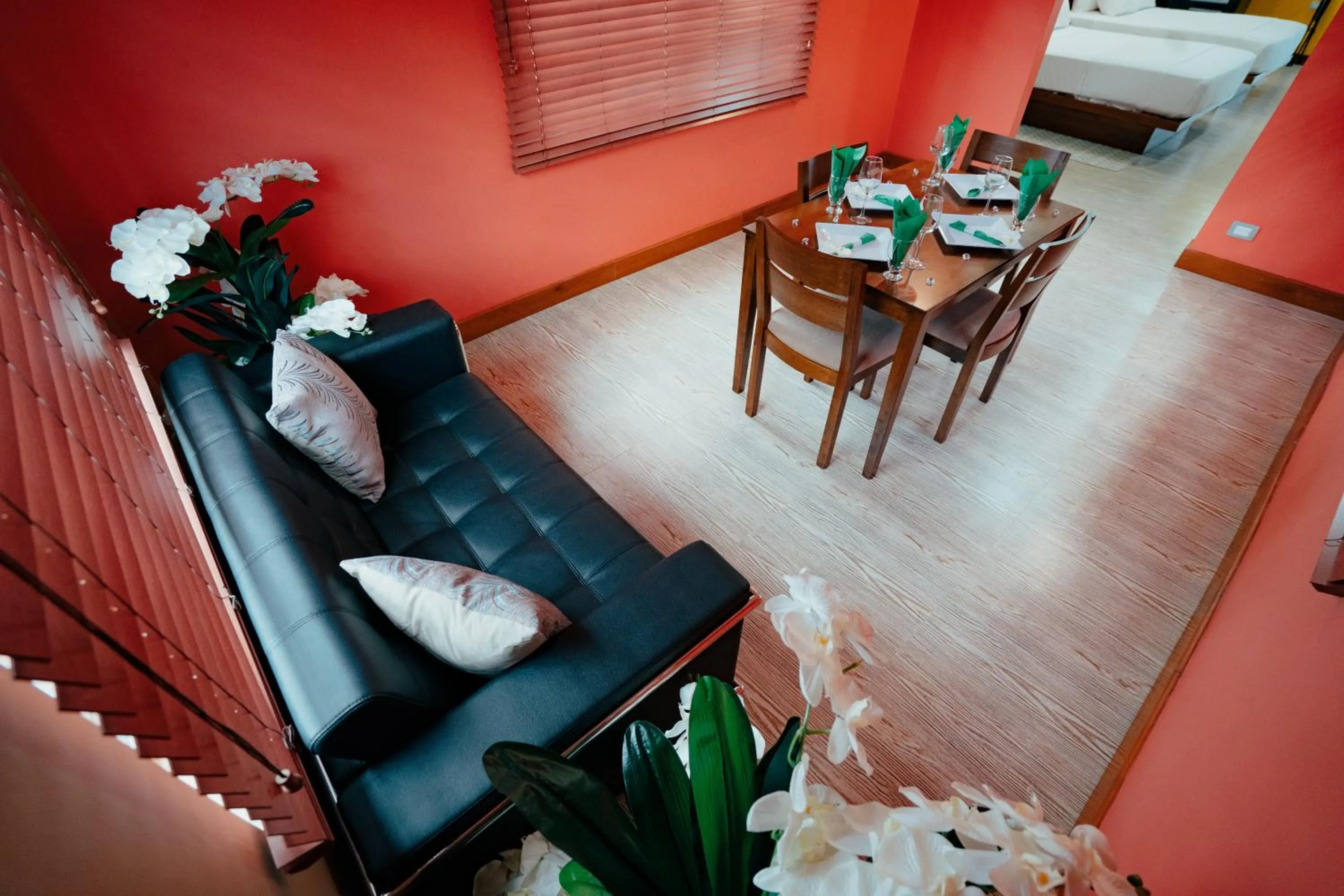 Living room in Runway Hotel