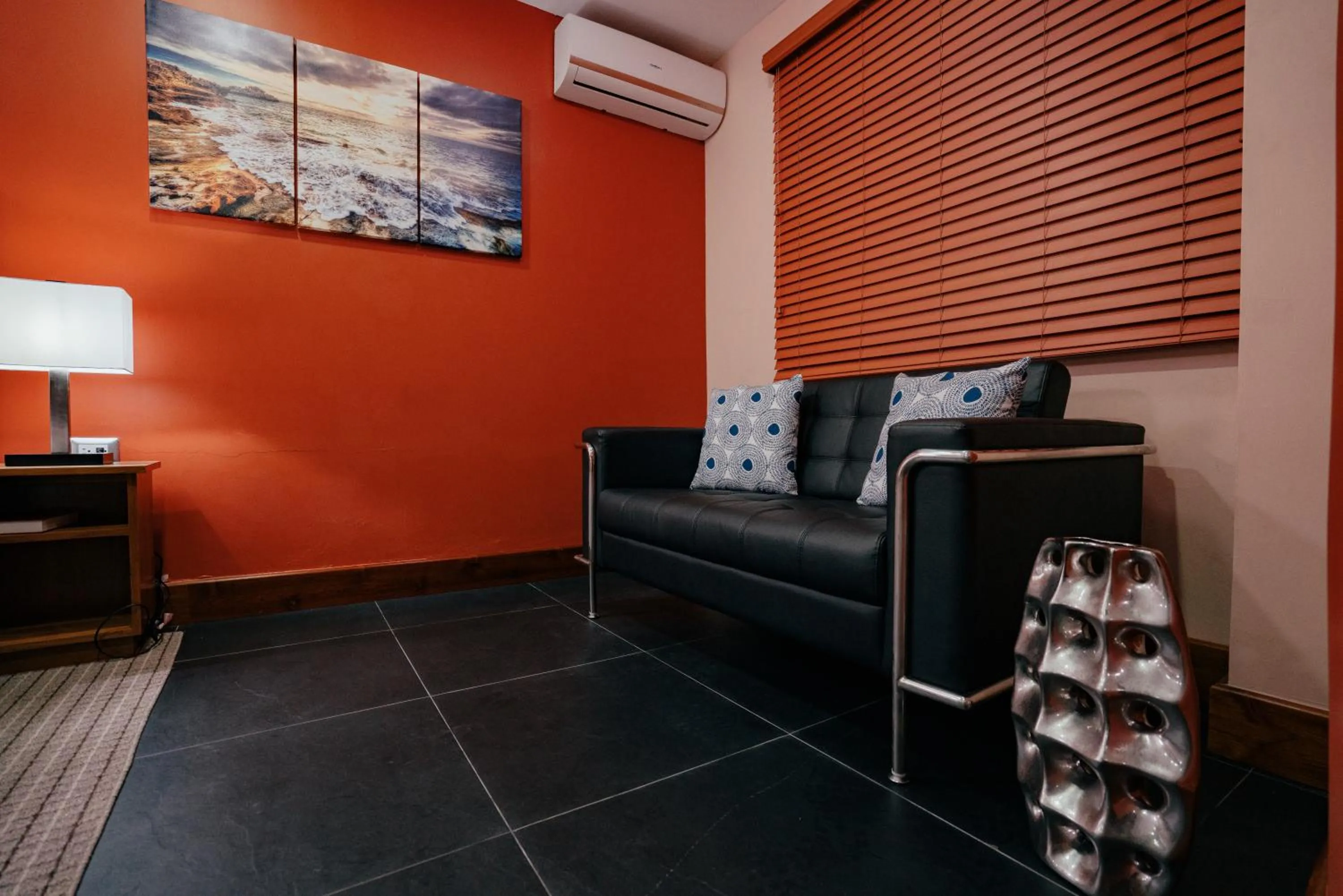 Seating area in Runway Hotel