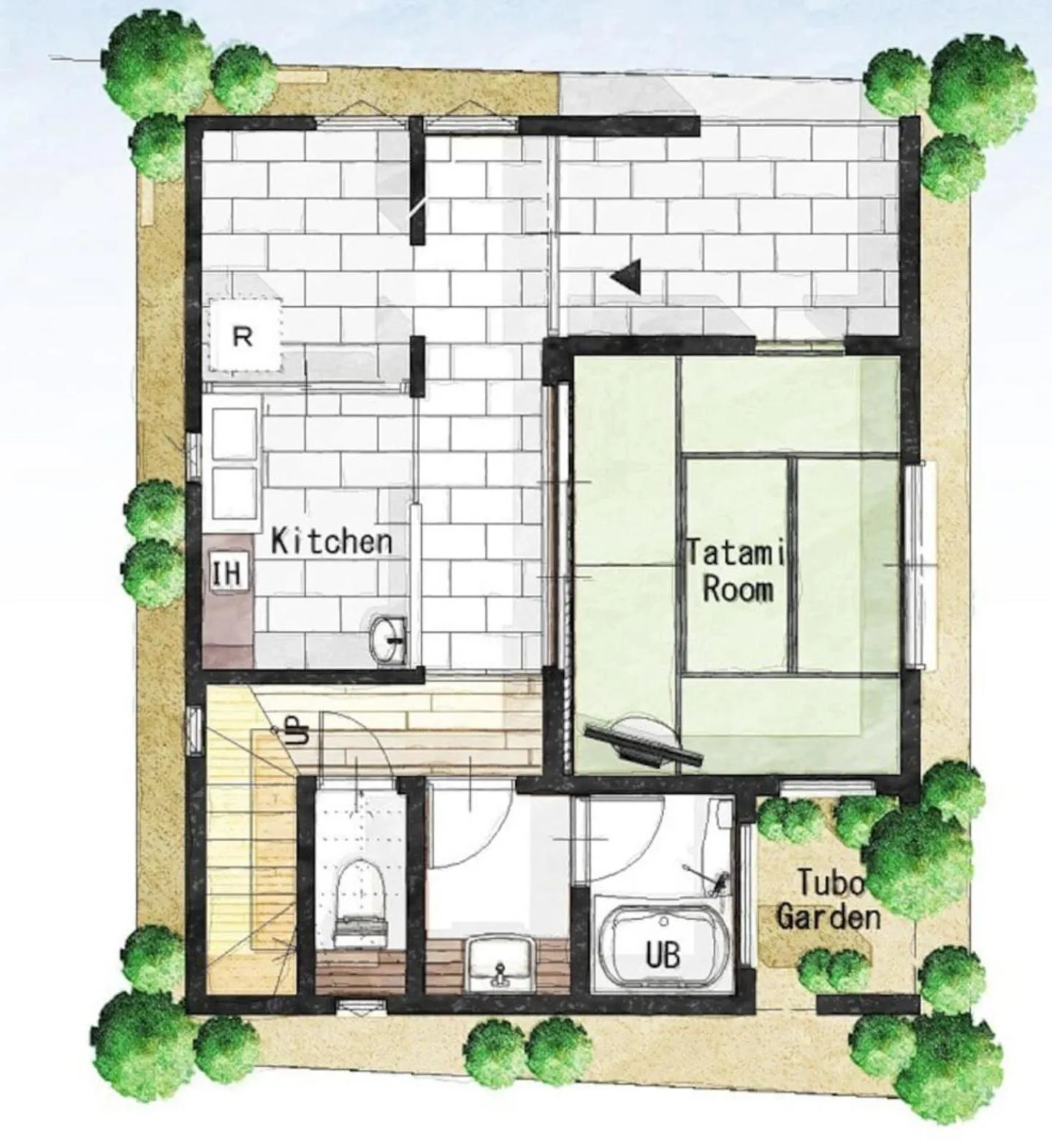 Floor plan in YADOYA Asakusa-Honkan