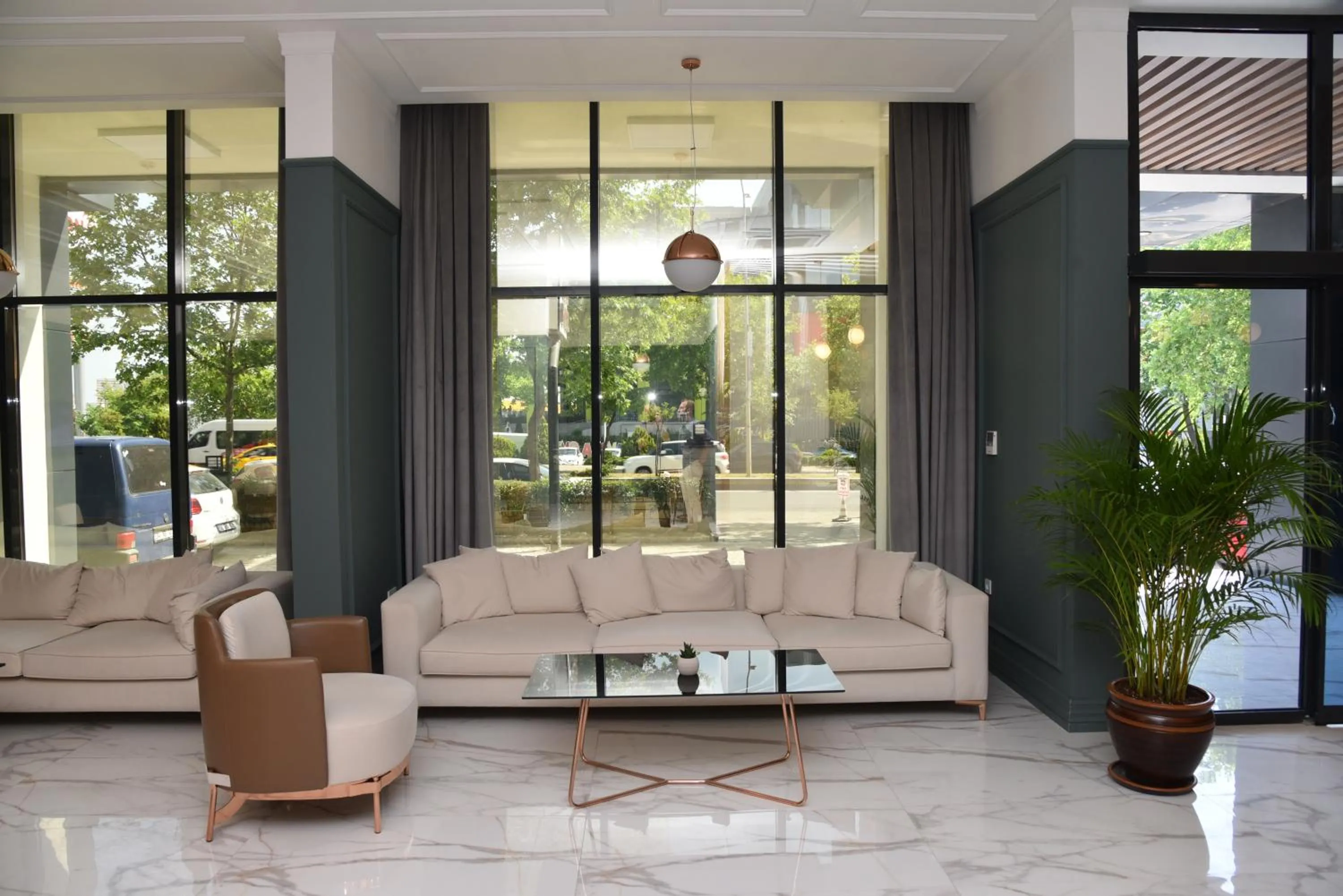 Lobby or reception in Yeşilyurt Park Otel