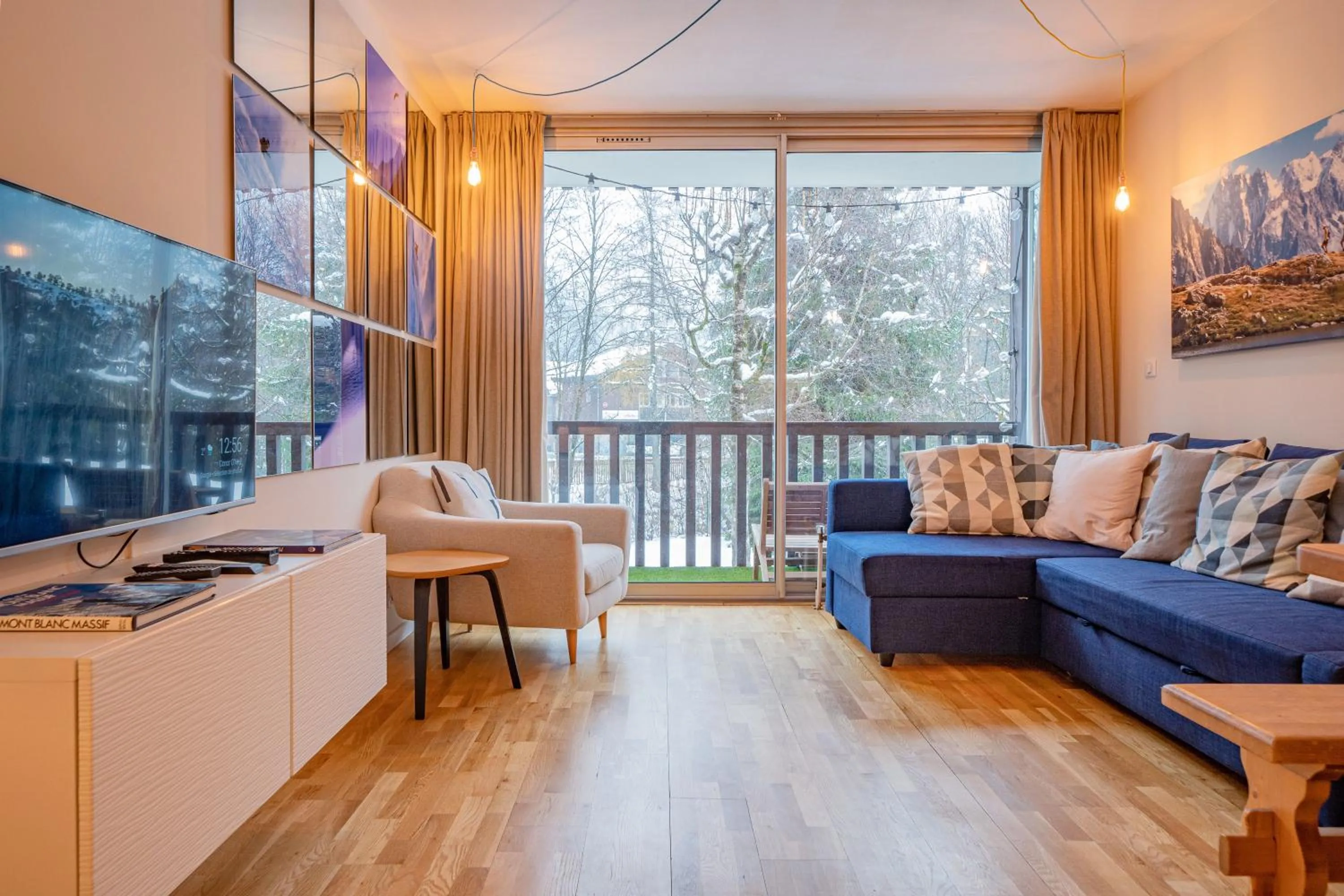 TV and multimedia in Apartment Arve - Chamonix Peaks Retreat