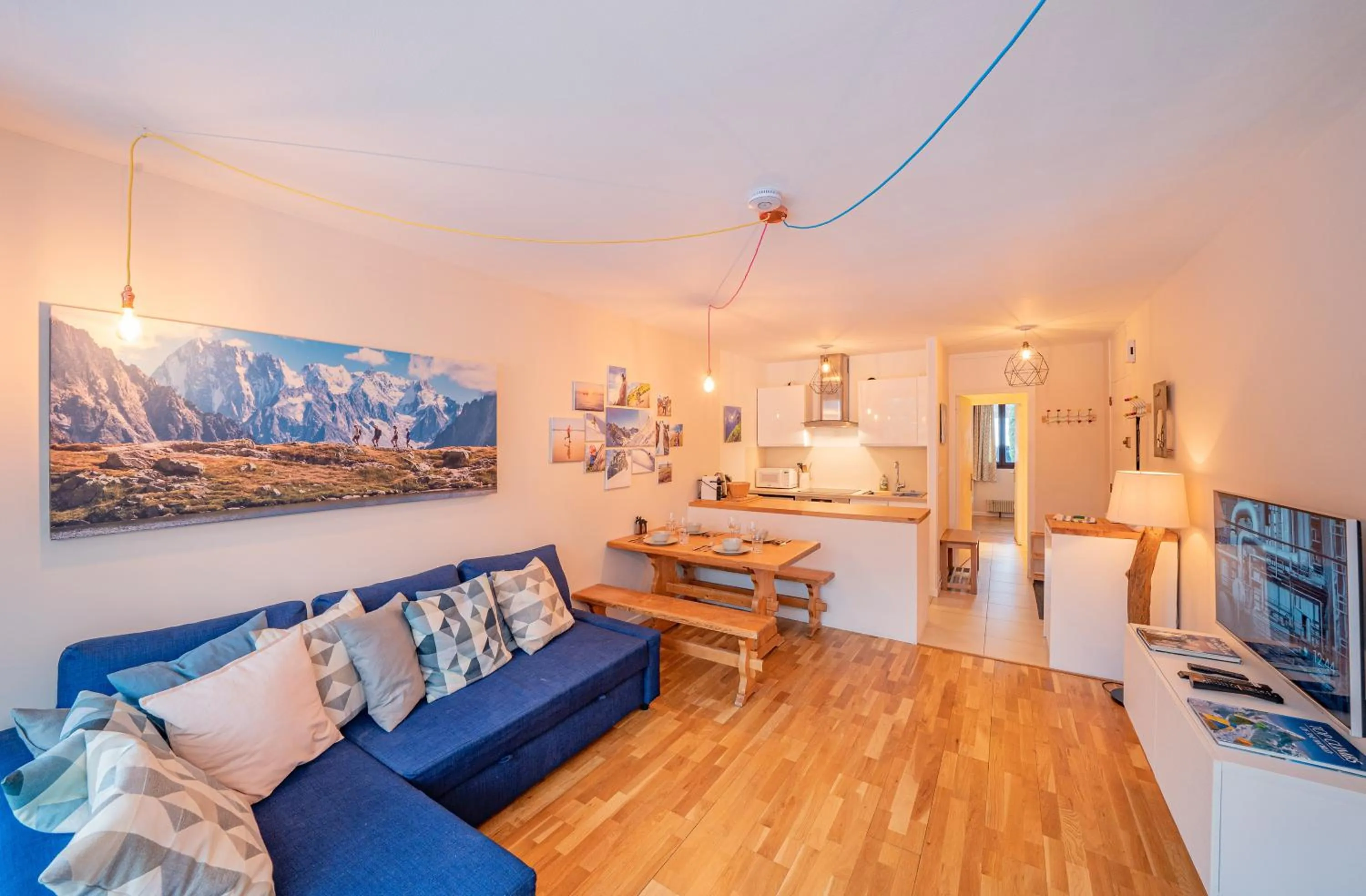 Living room in Apartment Arve - Chamonix Peaks Retreat