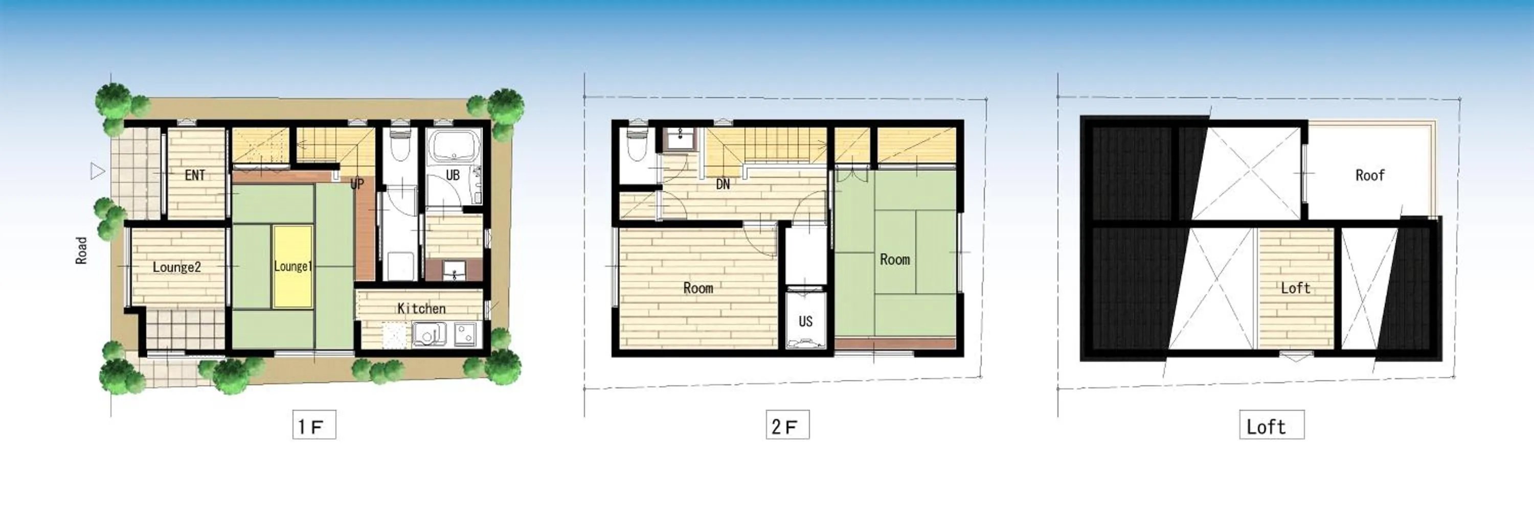 Floor plan in YADOYA Hakuteian