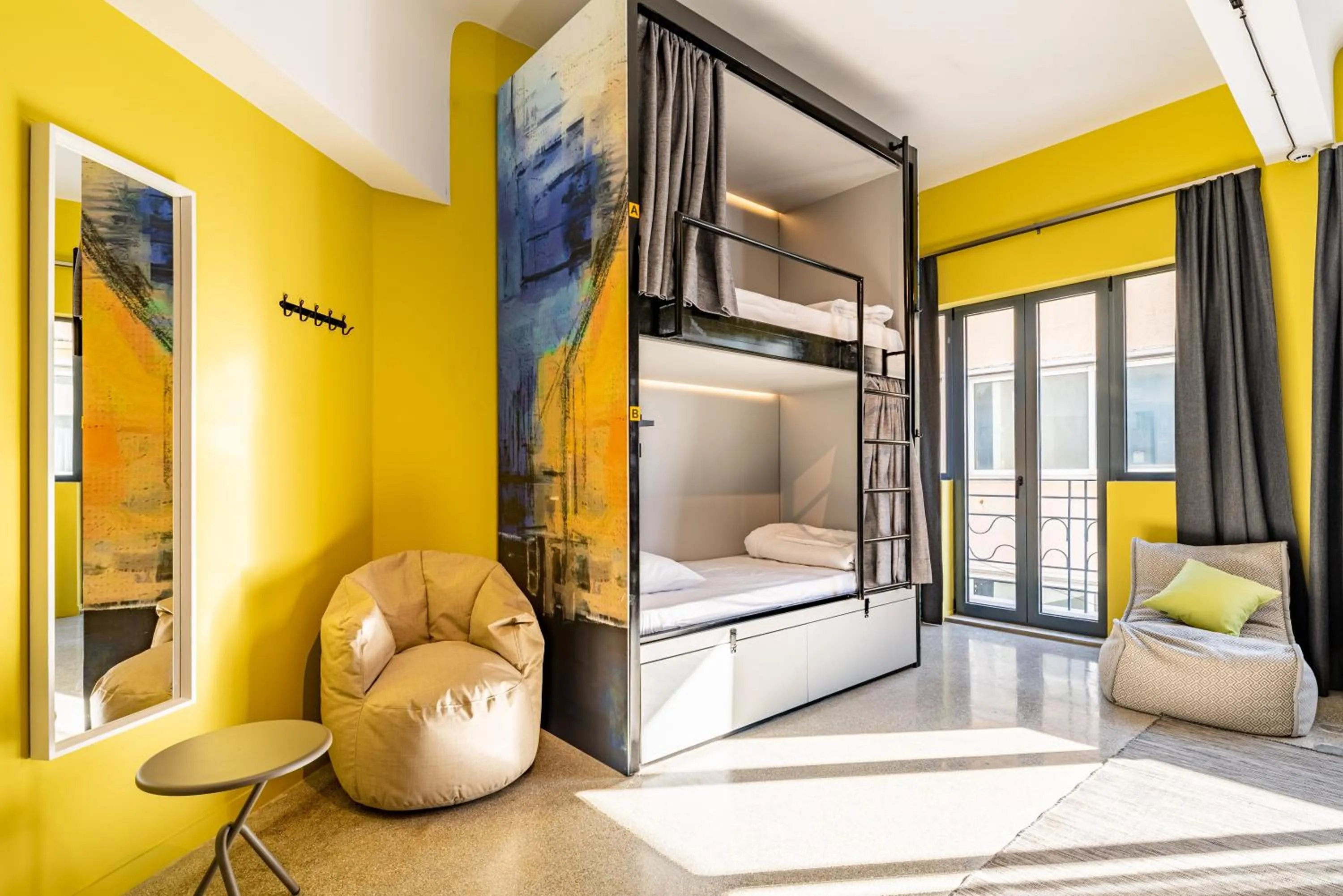 bunk bed, Bed in Athens Hub Hostel