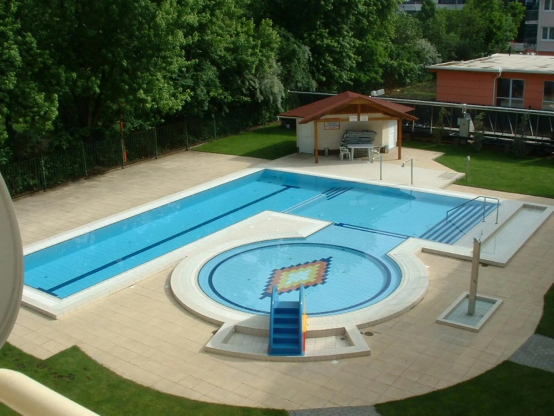 Swimming pool in Aqua Wellness Apartments