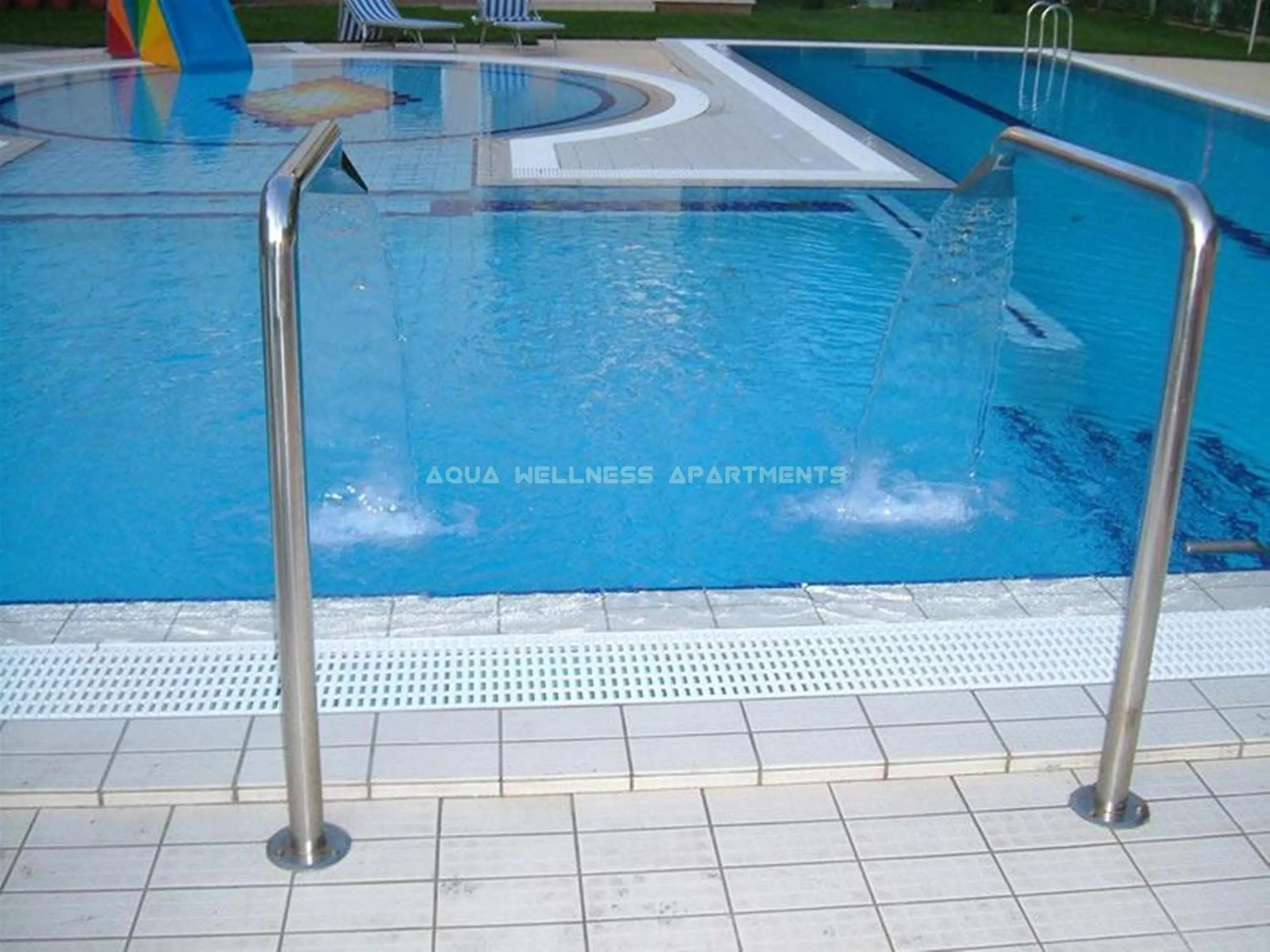 Pool view in Aqua Wellness Apartments