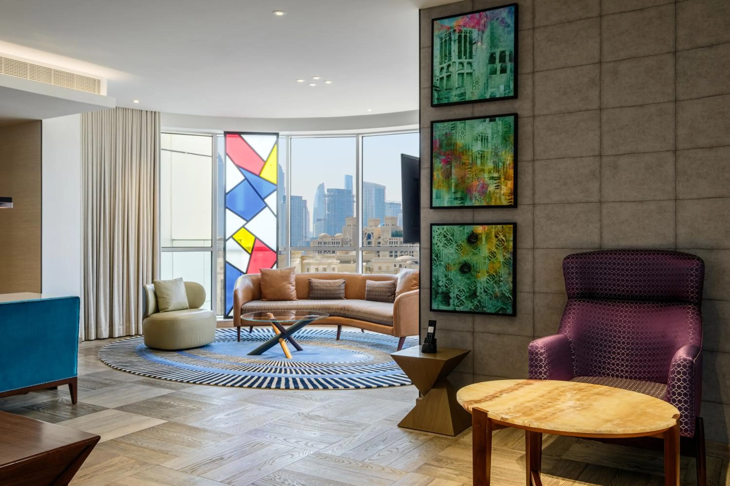 Living room in Andaz Family Suites by Hyatt- Palm Jumeirah