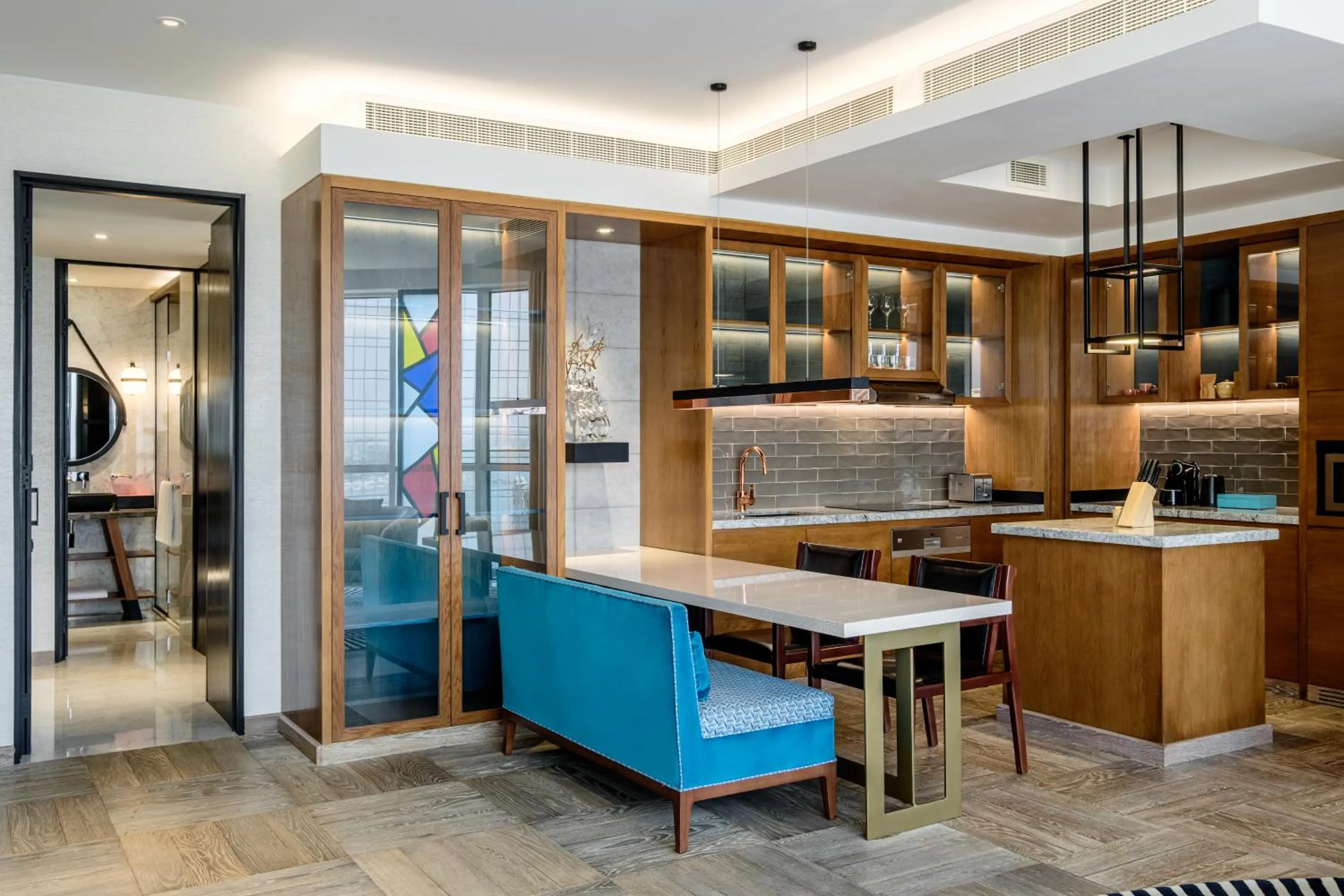 Dining area in Andaz Family Suites by Hyatt- Palm Jumeirah